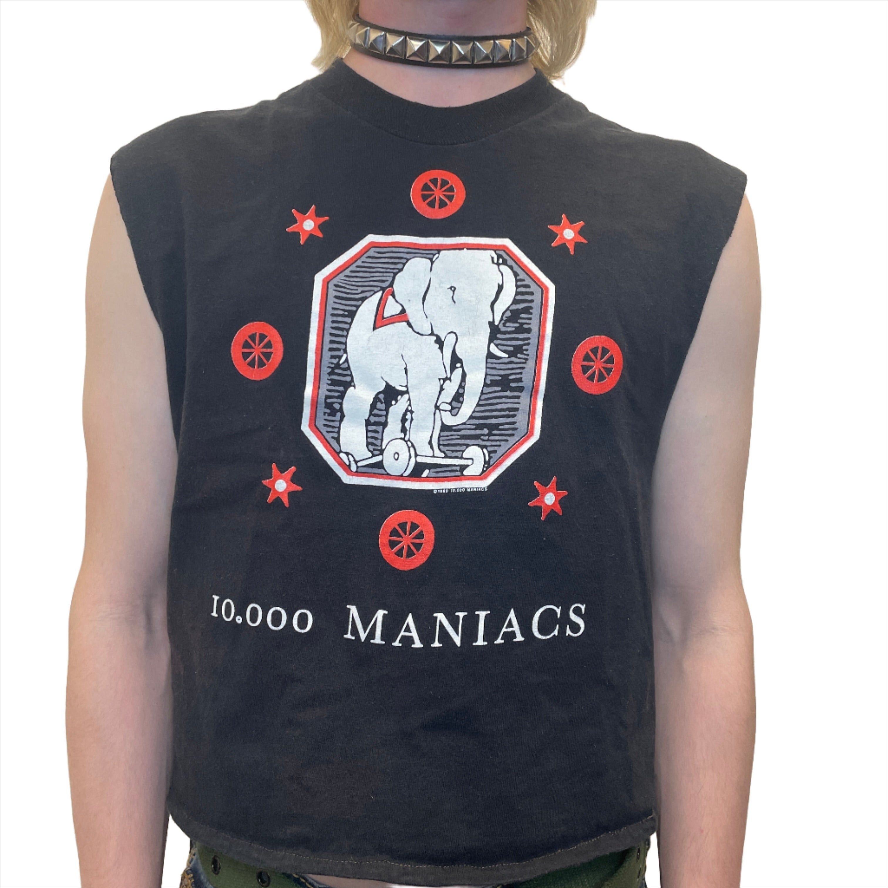 Other 1989 10,000 Maniacs "Blind Man's Zoo" Tour Vintage Made In U.S.A. Single-Stitch Graphic Tank Tee Size L Size US L / EU 52-54 / 3 - 1 Thumbnail