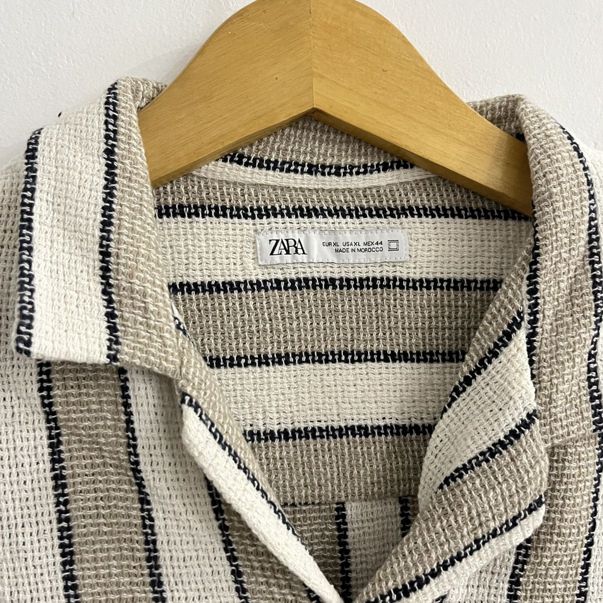Zara Zara Striped Button Up Shirt Size US M / EU 48-50 / 2 - 4 Thumbnail