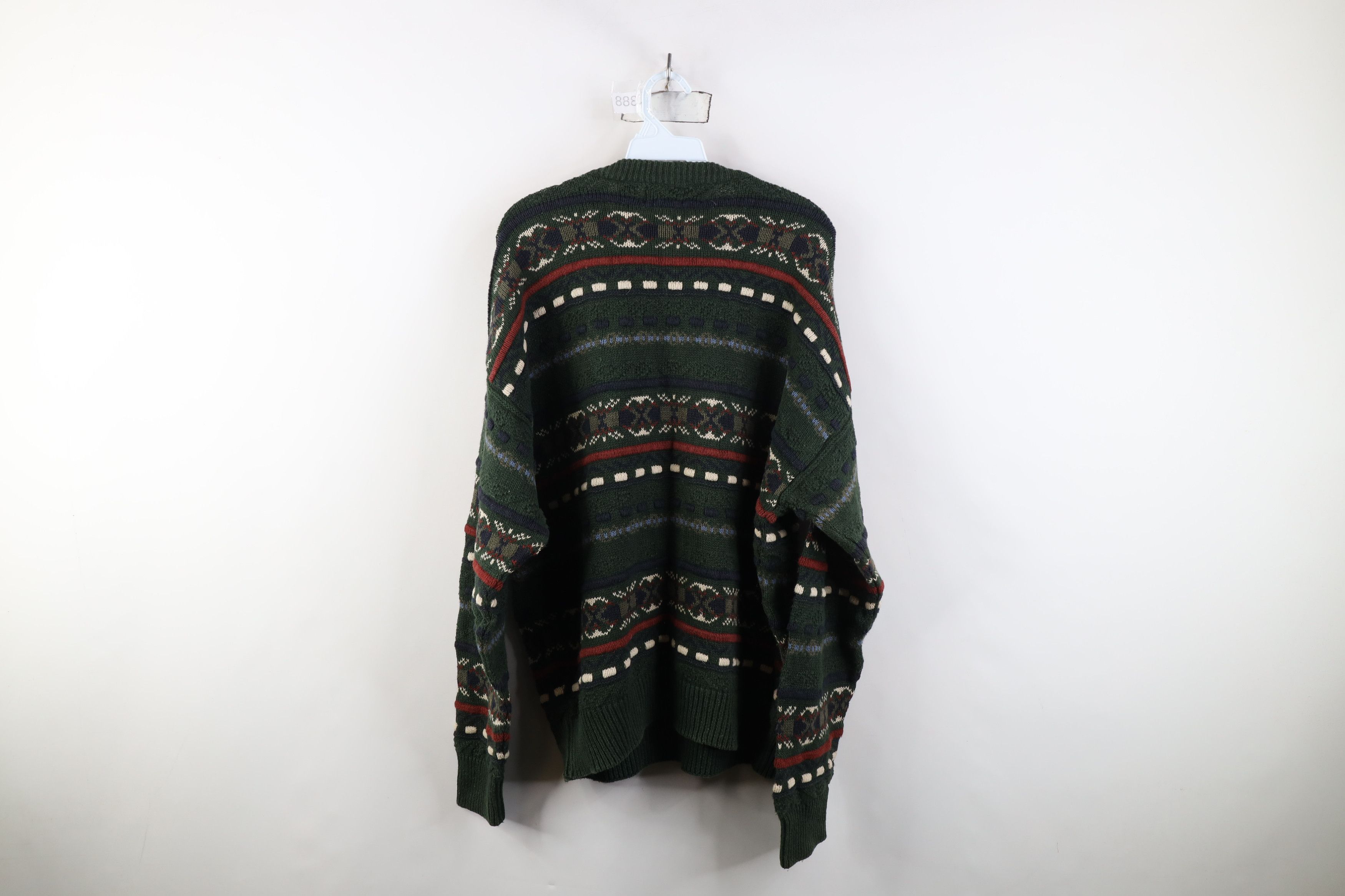 Vintage Vintage 90s Streetwear Coogi Style Fair Isle Knit Sweater Size US XL / EU 56 / 4 - 8 Thumbnail