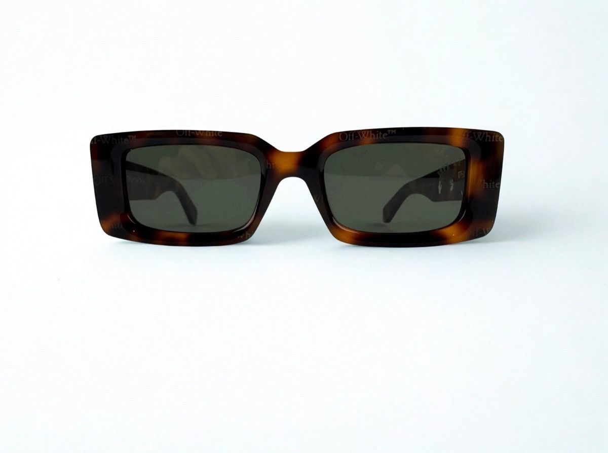 Off-White OFF WHITE TURTOISE ARTHUR SUNGLASSES Size ONE SIZE - 7 Thumbnail