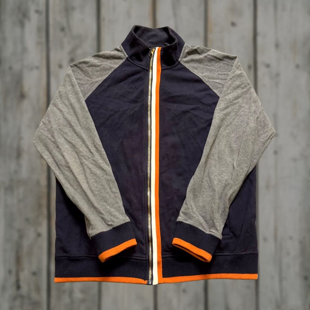 Vintage VINTAGE Sean John Full-zip Jacket Men 2XL Navy Blue Striped Y2K Hip-hop Diddy Jacket Size US XXL / EU 58 / 5 - 1 Thumbnail