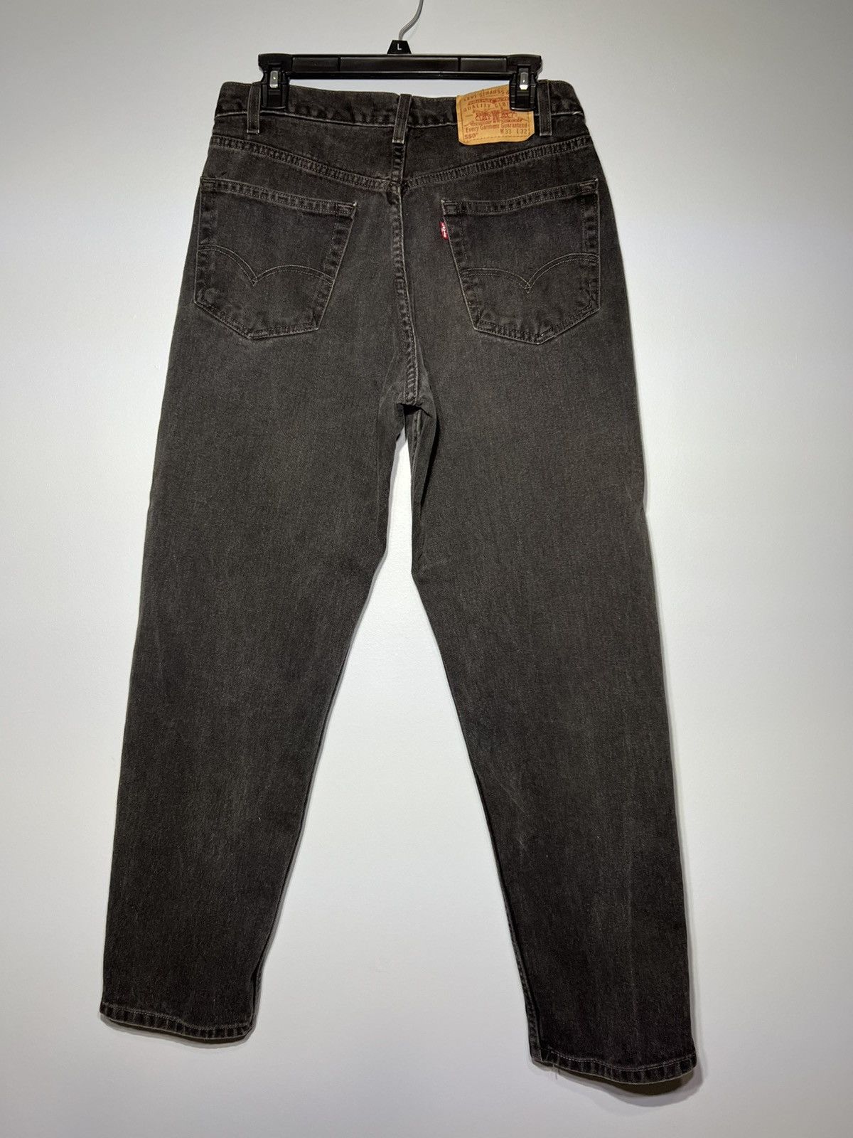 Levi's × Levi's Vintage Clothing Levis 550 Relaxed Fit Mens Size 33x32 Black Denim Jeans 2001 Size US 33 - 2 Thumbnail