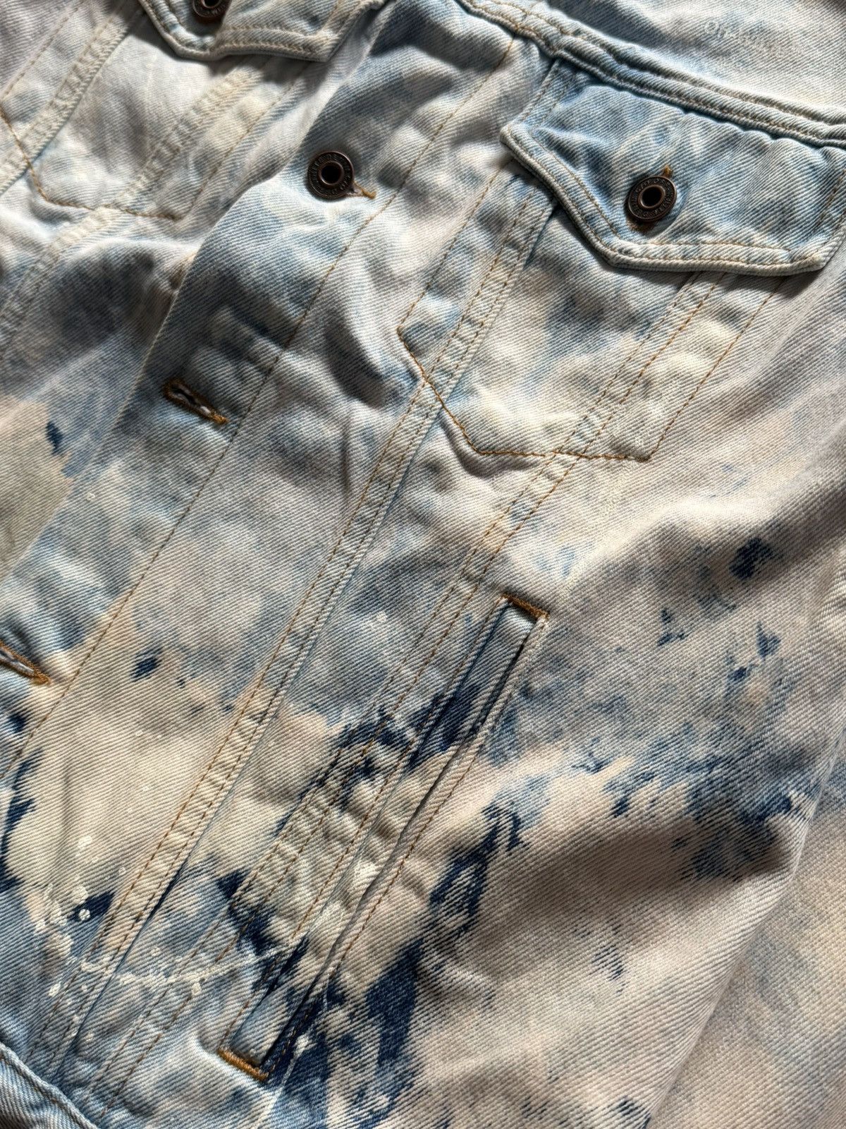 Off-White Off White - Extreme bleached denim jacket Size US M / EU 48-50 / 2 - 16 Thumbnail