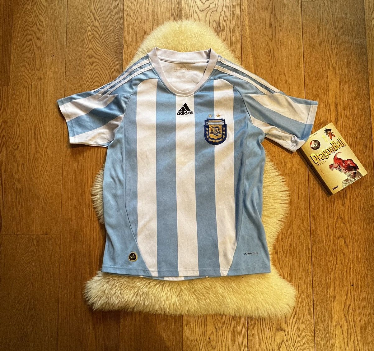Adidas AlbiCeleste (Argentina) 2008 Adidas jersey 🇦🇷 Size US S / EU 44-46 / 1 - 1 Thumbnail