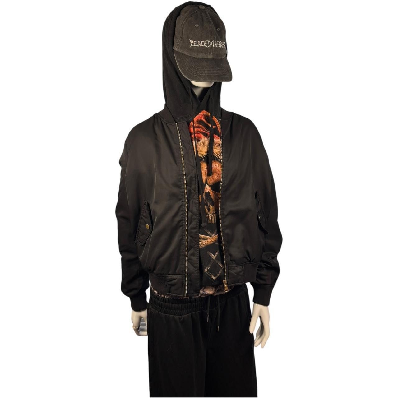 Japanese Brand Opium-Style Bomber Jacket Size US M / EU 48-50 / 2 - 1 Thumbnail