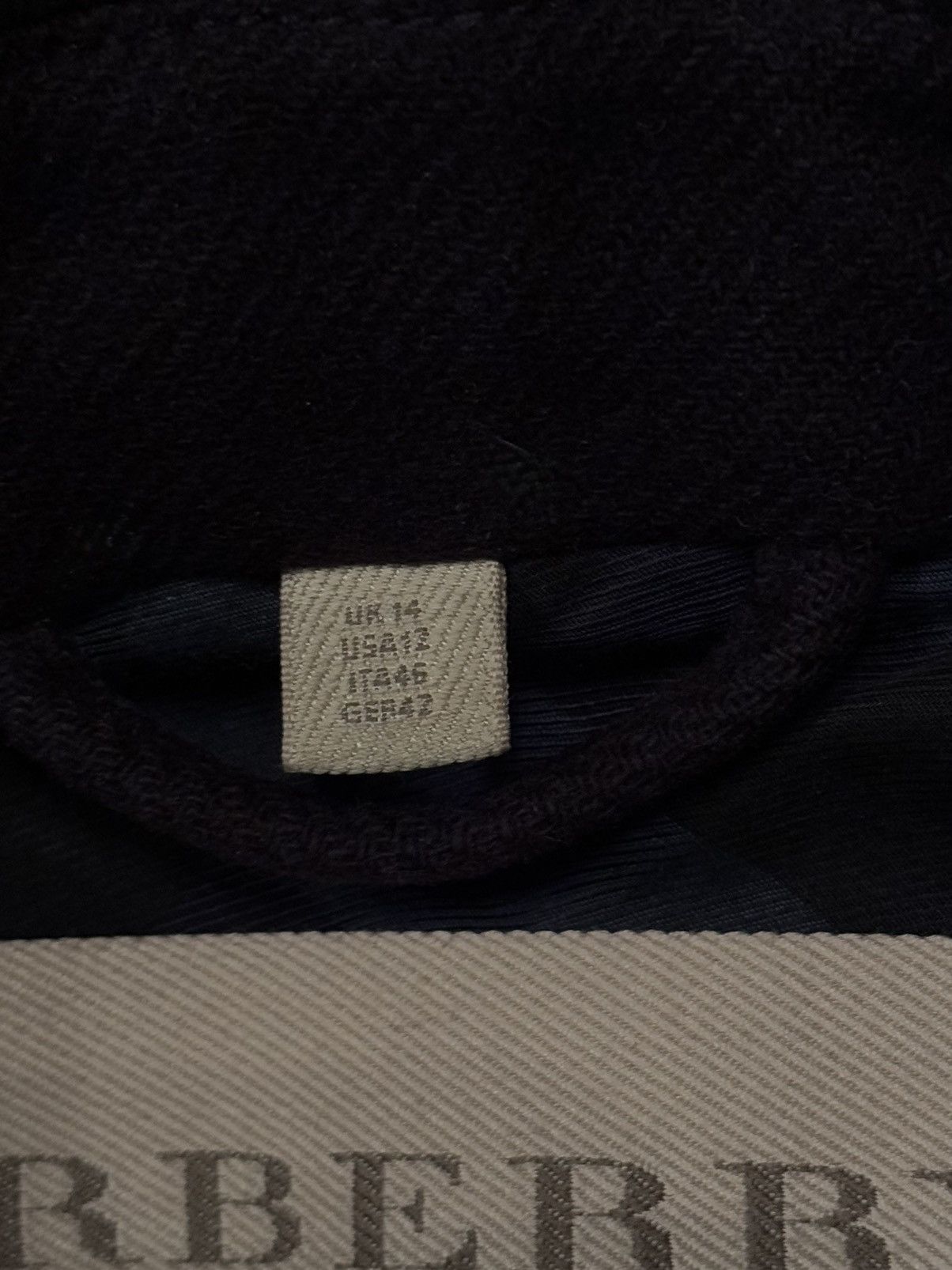 Burberry × Designer Burberry Brit double breasted wool coat jacket Size XL / US 12-14 / IT 48-50 - 9 Thumbnail