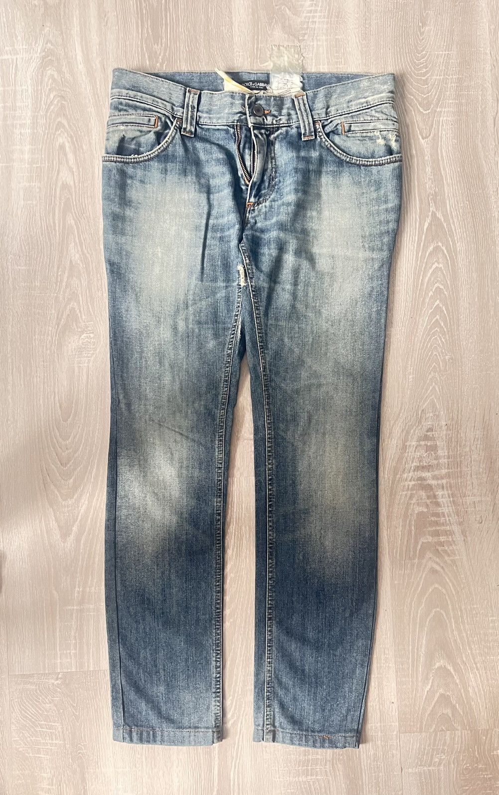 Dolce & Gabbana Dolche&Gabbana Streight Denim Jeans Women Size 36" / US 14 / IT 50 - 3 Thumbnail