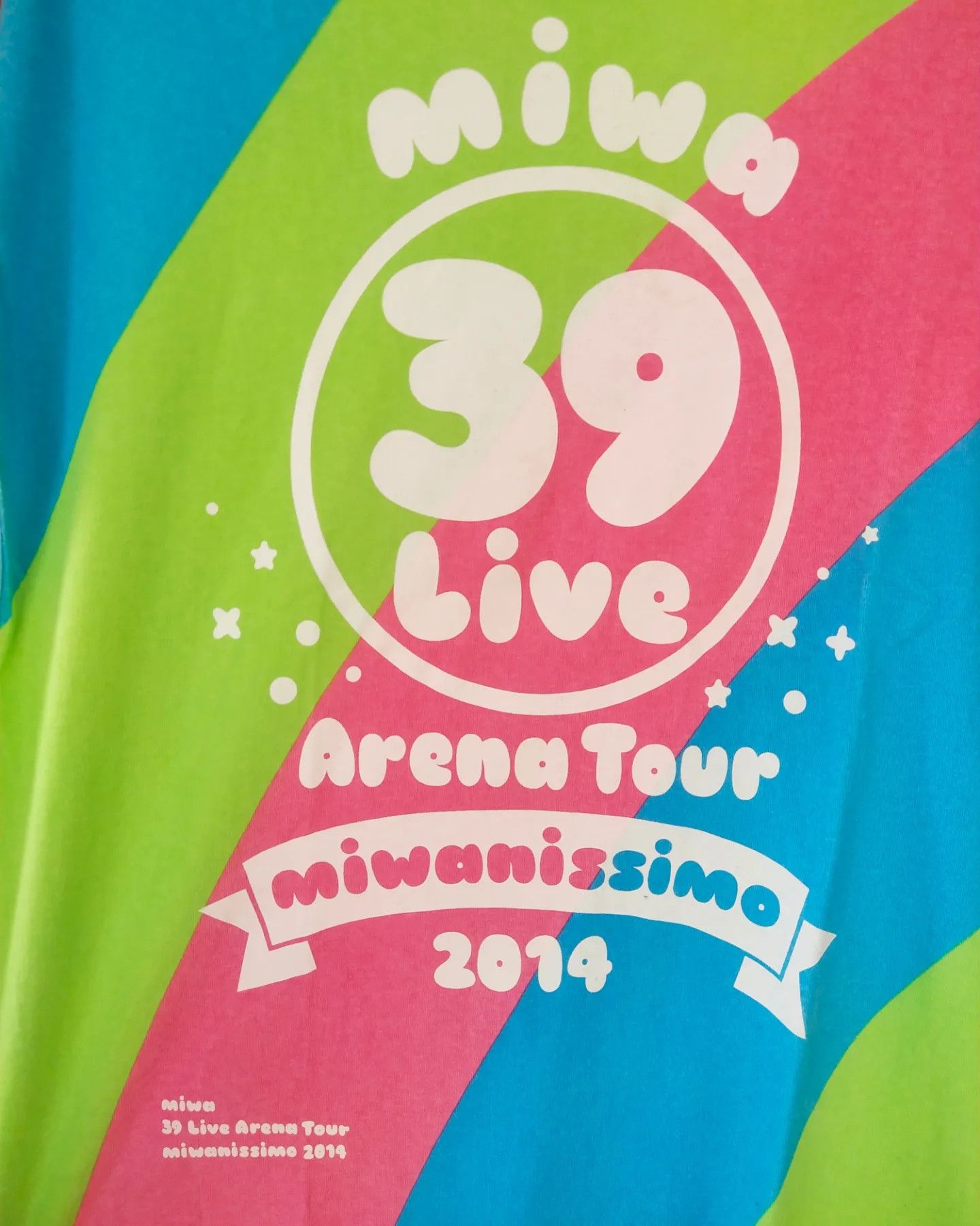 Band Tees Miwa 39 Live Arena Tour 2014 All Over Singer Idol Tee Size US L / EU 52-54 / 3 - 2 Thumbnail