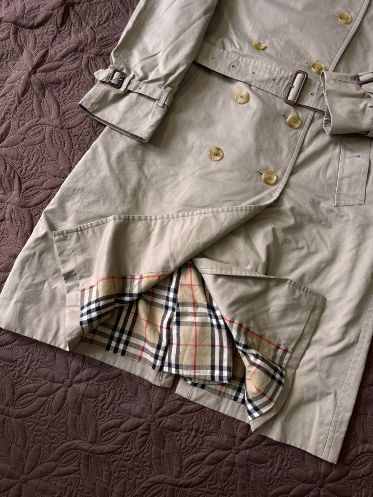 Burberry Vintage burberry double breasted trench coat Size US L / EU 52-54 / 3 - 6 Thumbnail