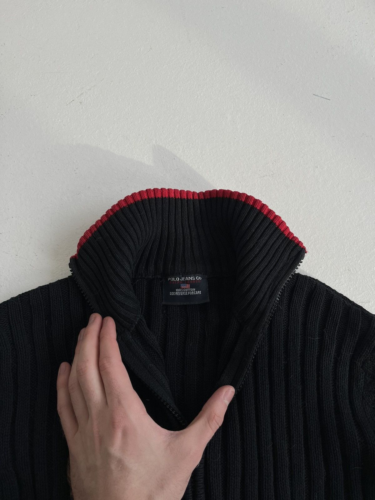 Ralph Lauren Purple Label Vintage Polo knit zip up sweater gaultier style Size US S / EU 44-46 / 1 - 4 Thumbnail