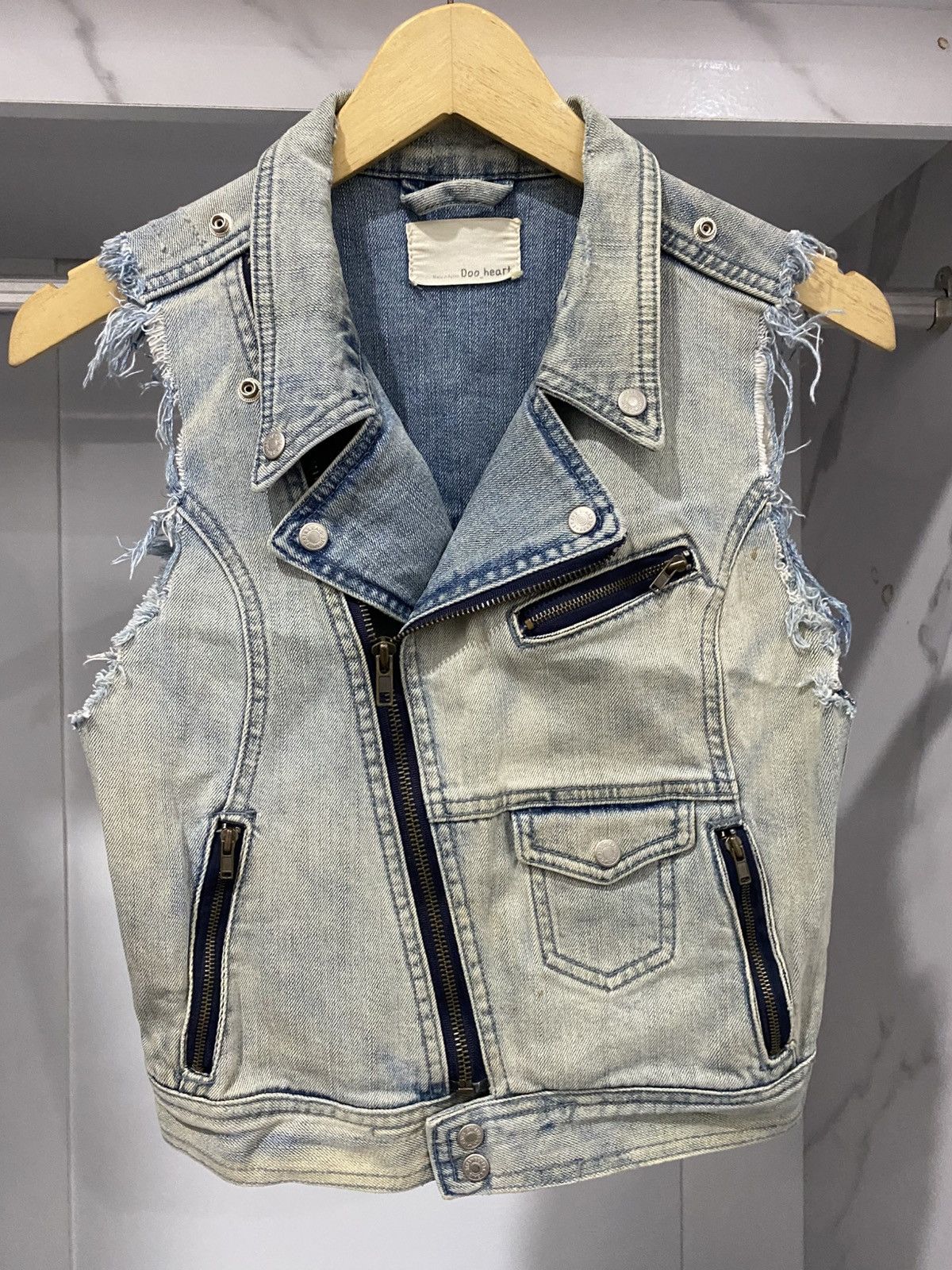 If Six Was Nine Dooheart japanese vest denim babystyle Size XS / US 0-2 / IT 36-38 - 4 Thumbnail