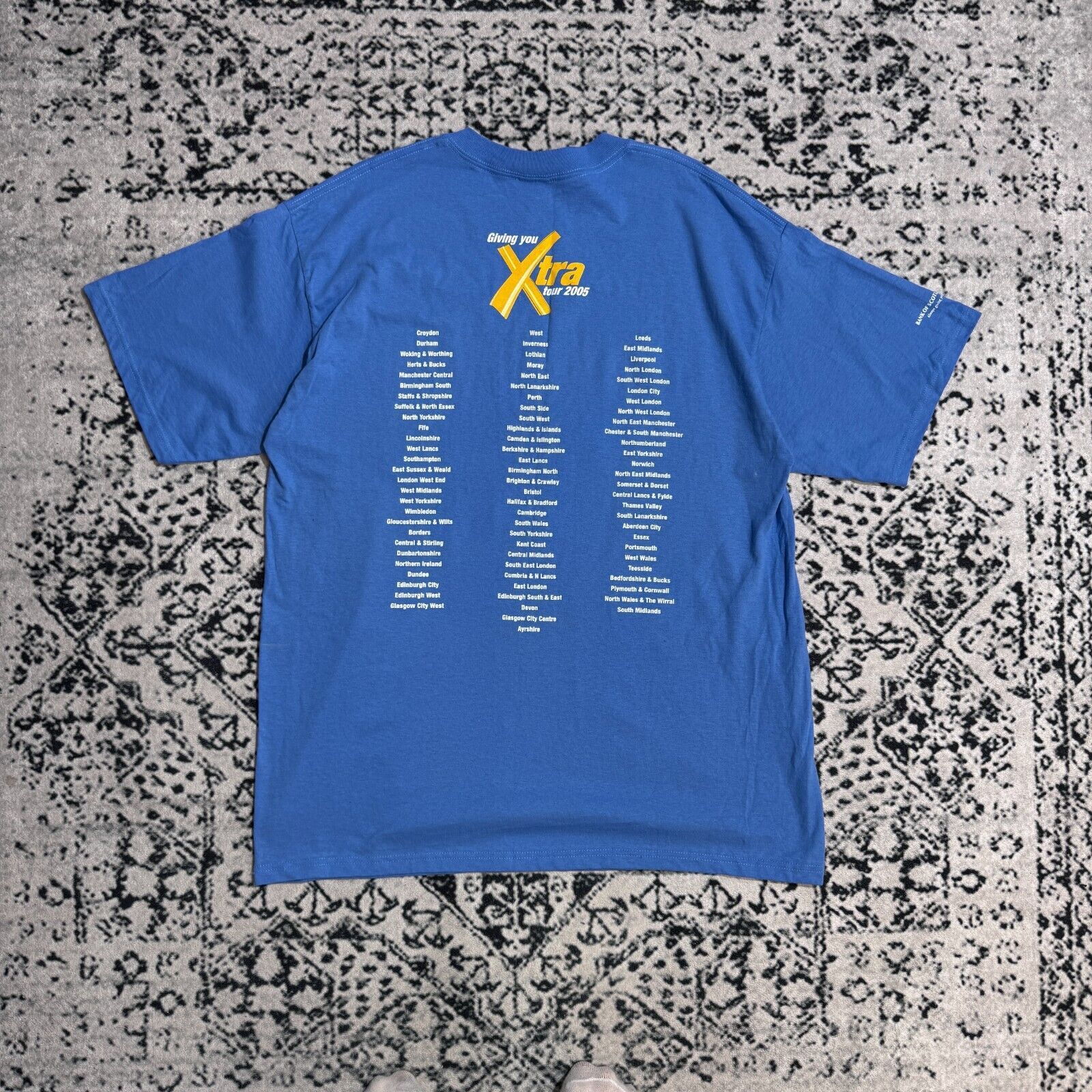 Vintage Vintage Unisex Blue Cotton T-Shirt Size XL Y2K 90s Size US XL / EU 56 / 4 - 7 Thumbnail