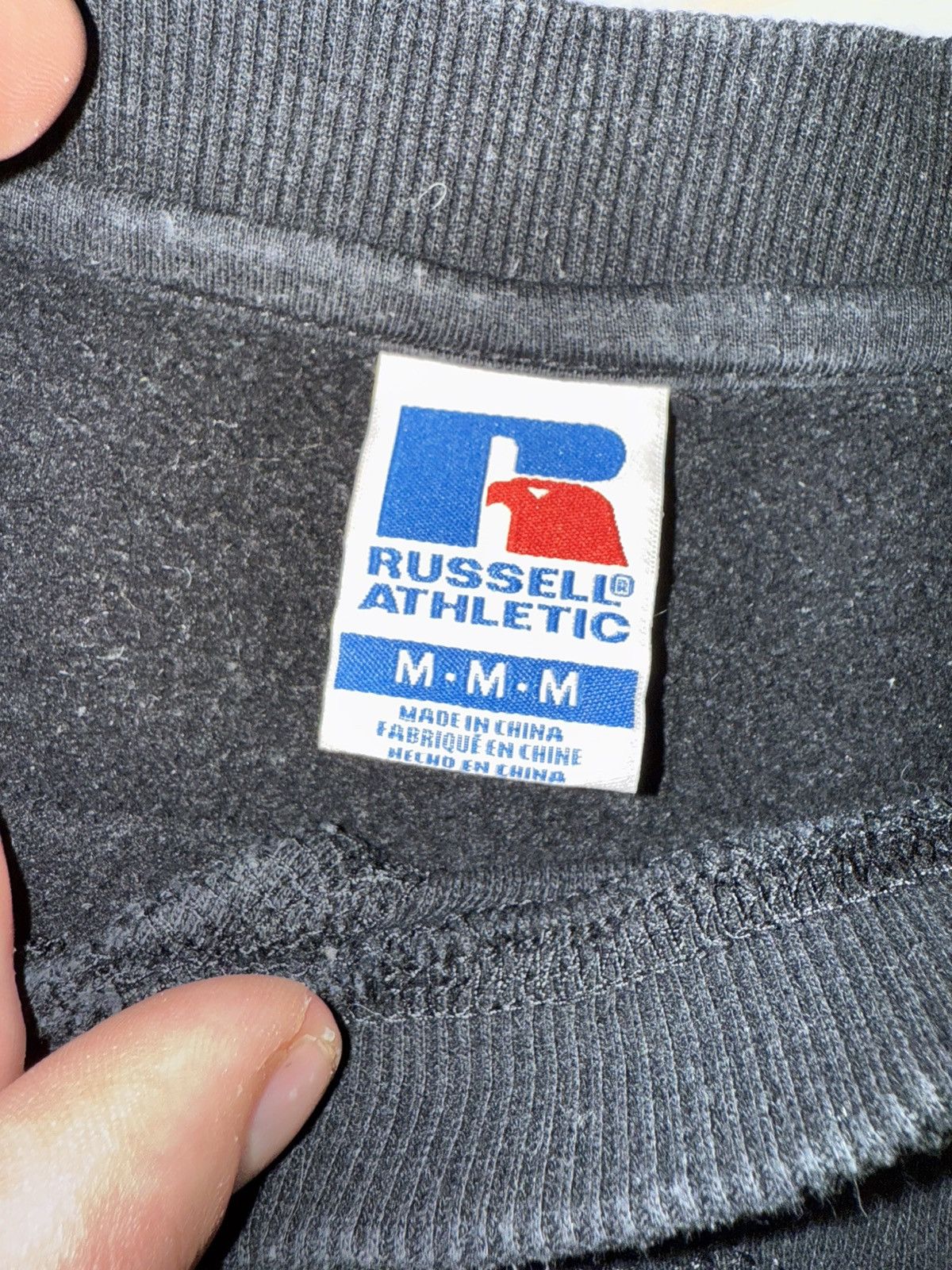 Russell Athletic × Vintage Vintage Russell Athletic sweatshirt big central logo Size US M / EU 48-50 / 2 - 4 Thumbnail