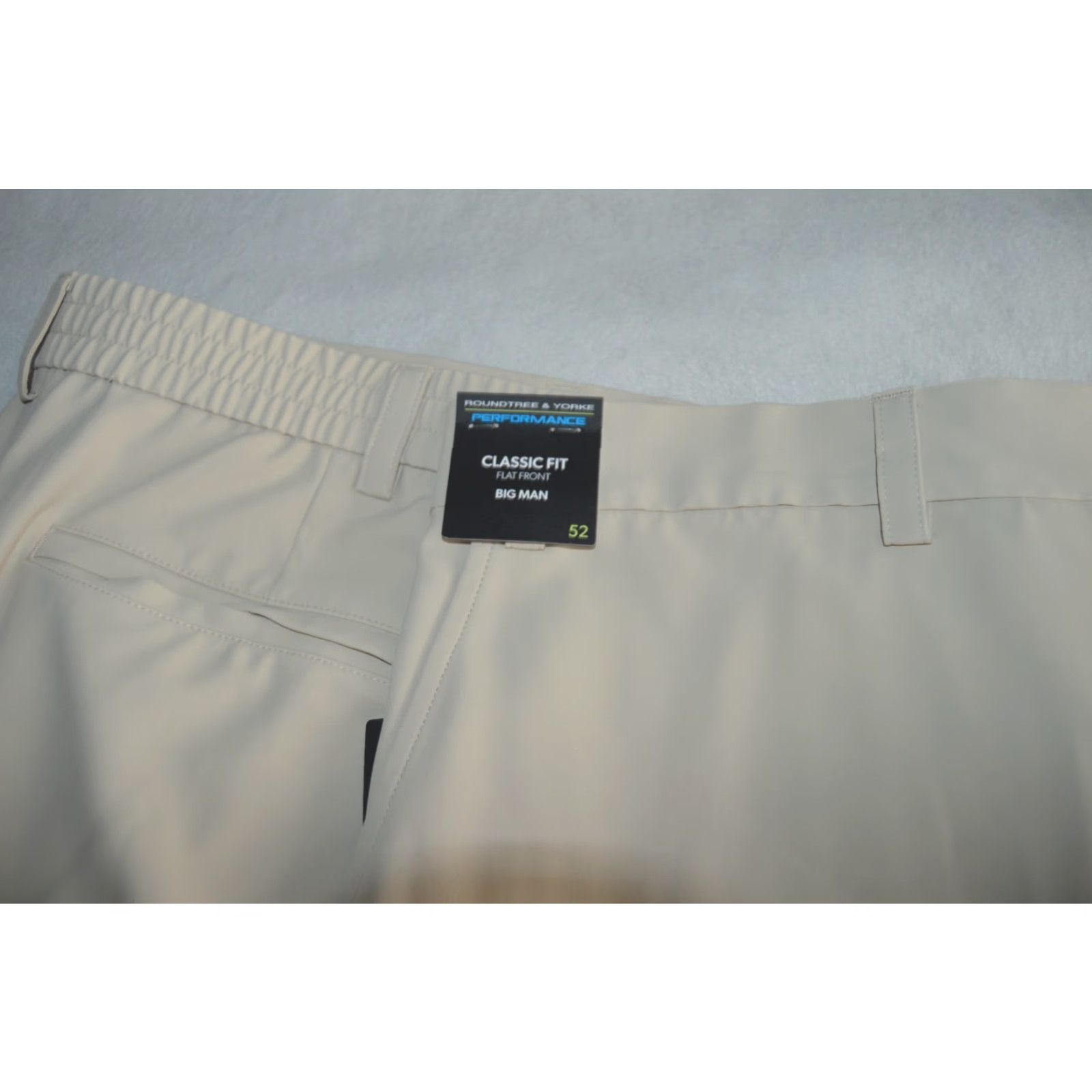 Roundtree & Yorke Roundtree & Yorke Performance Shorts Men 52 Classic Flat Khaki Golf Size US 36 / EU 52 - 6 Thumbnail