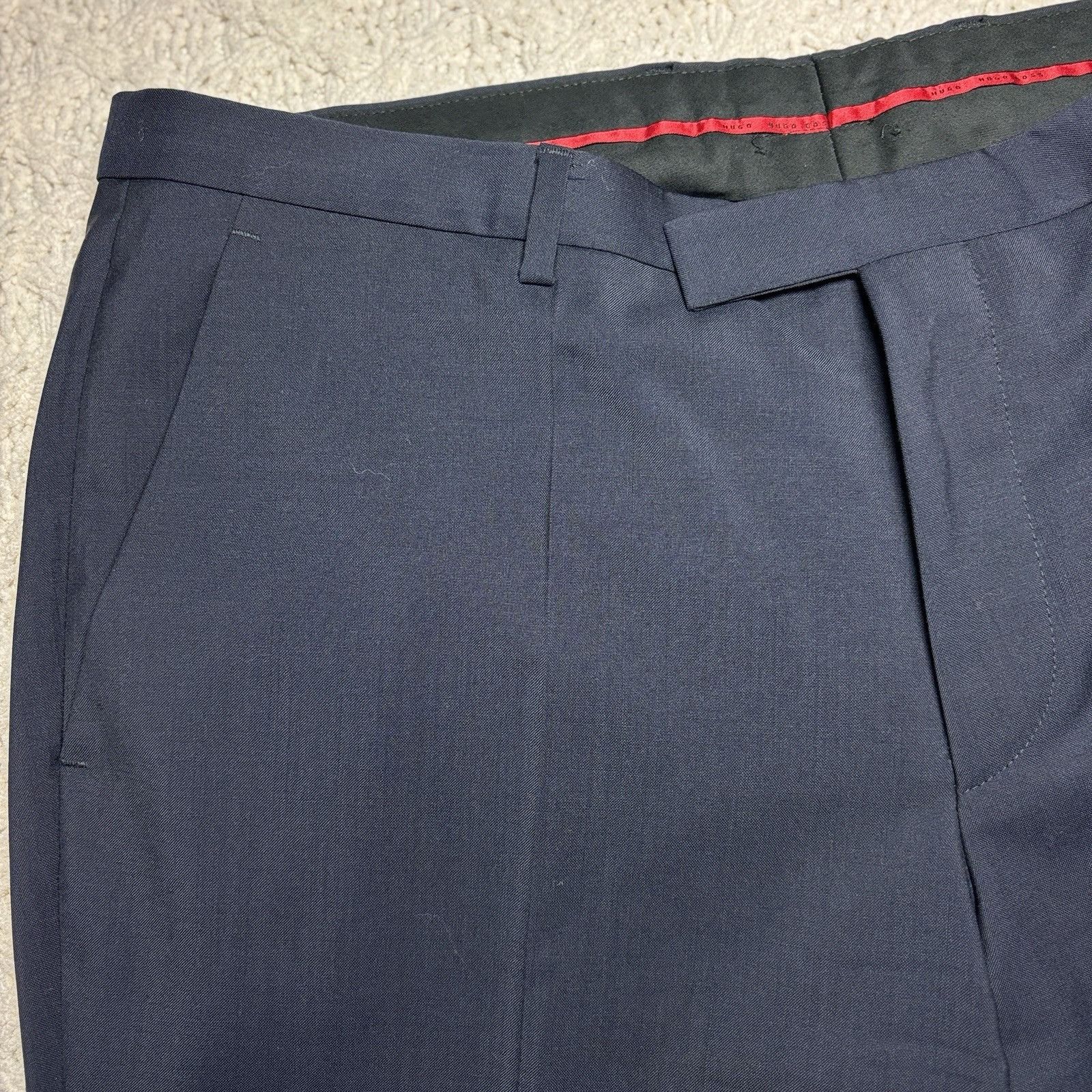 Hugo Boss Hugo Boss Diesselstrasse Slim Fit Suit Jacket Navy sz 38R W3 Size 38R - 14 Thumbnail