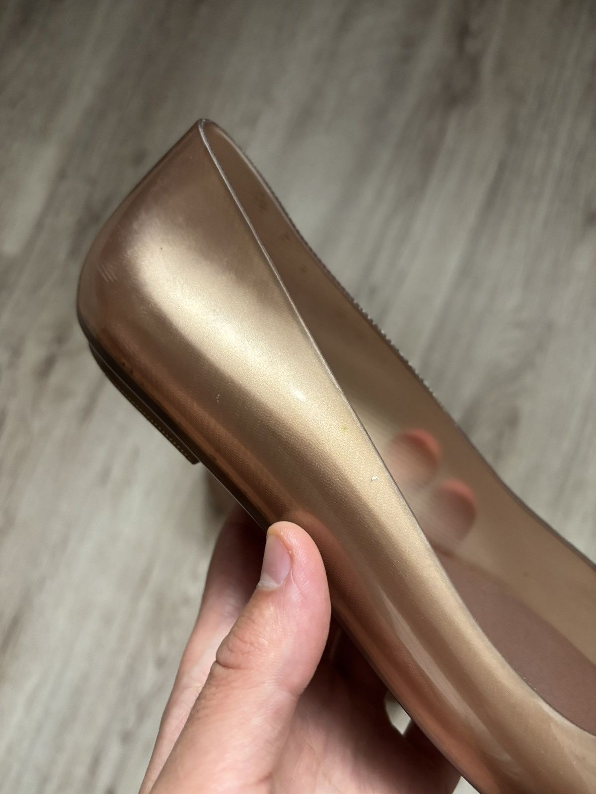 Vivienne Westwood Melissa x Vivienne Westwood Rose Gold Flats Heels US 7 EU 38 Size US 7 / IT 37 - 7 Thumbnail