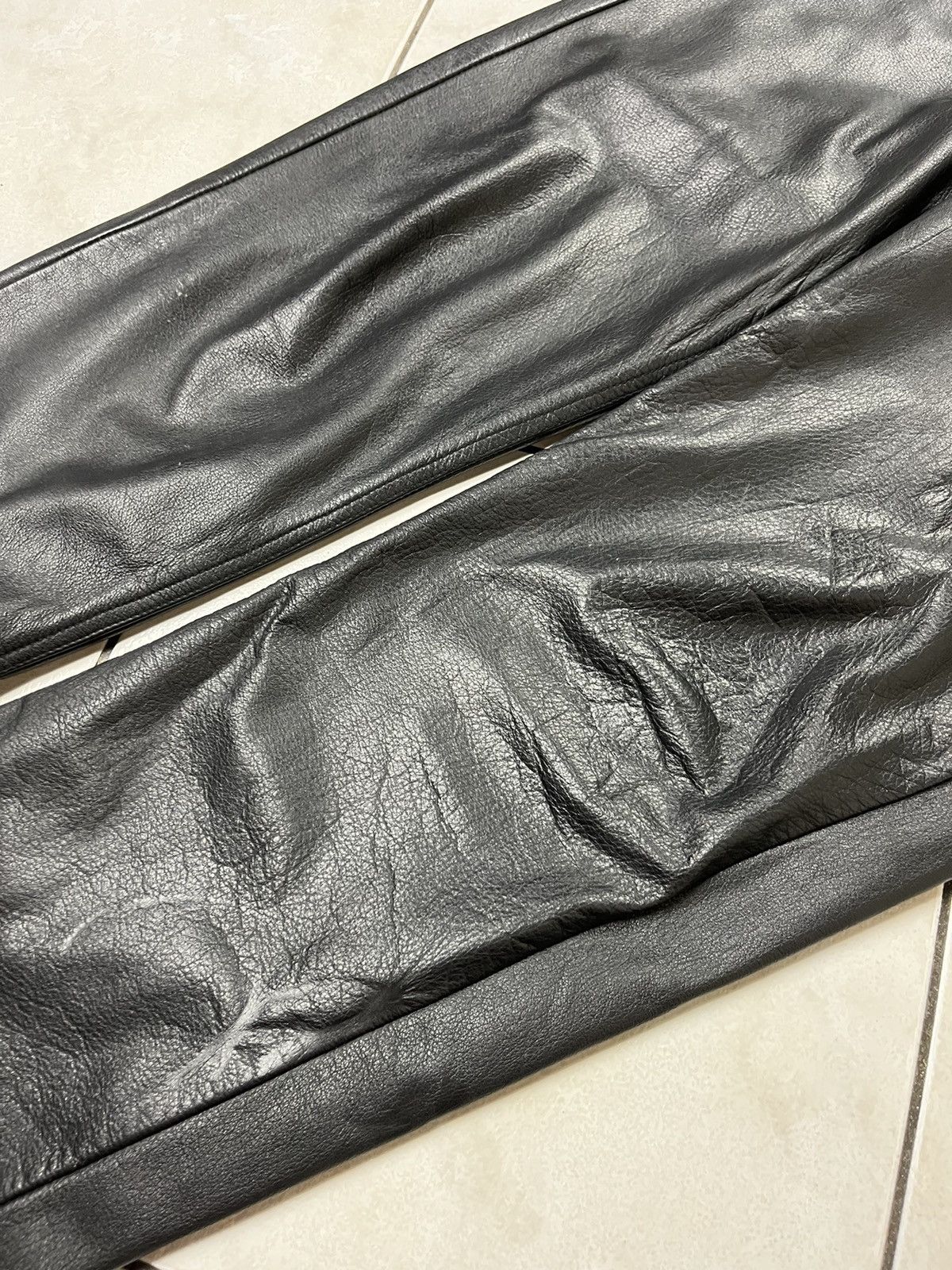 Leather × Vintage Vintage Conwell 32x32 leather classic pants trousers Size US 32 / EU 48 - 13 Thumbnail