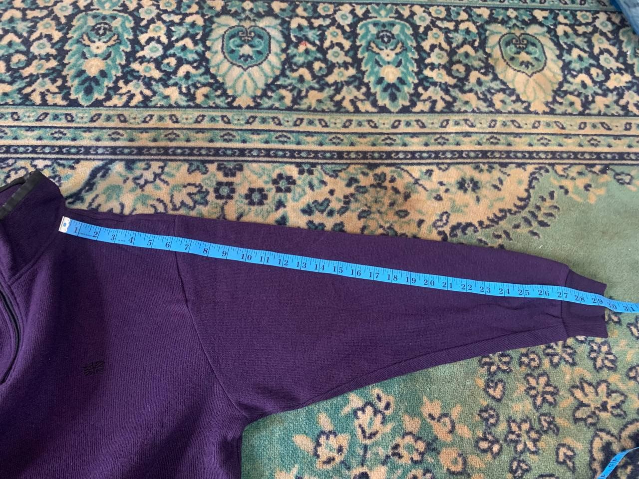 Michiko Koshino London Plain Half Zip Purple Rare Michiko London Jumper Sweatshirt Size US L / EU 52-54 / 3 - 6 Thumbnail