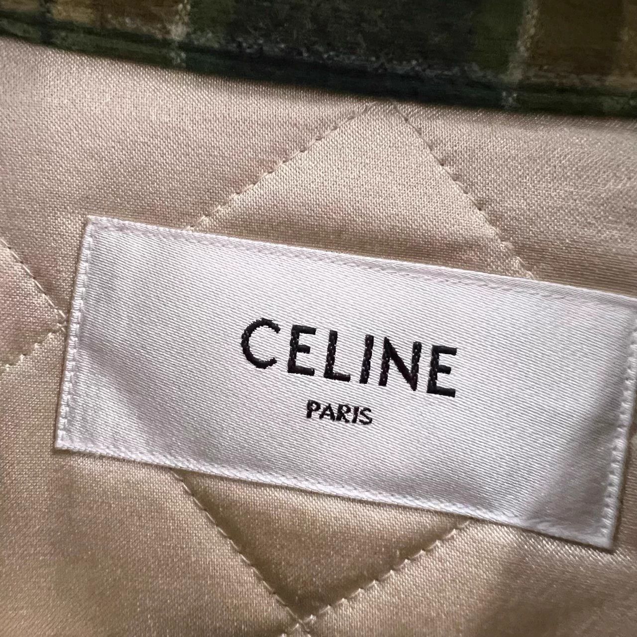 Celine Celine Tartan Pocket Colorblocked LS Shirt Size US L / EU 52-54 / 3 - 2 Thumbnail