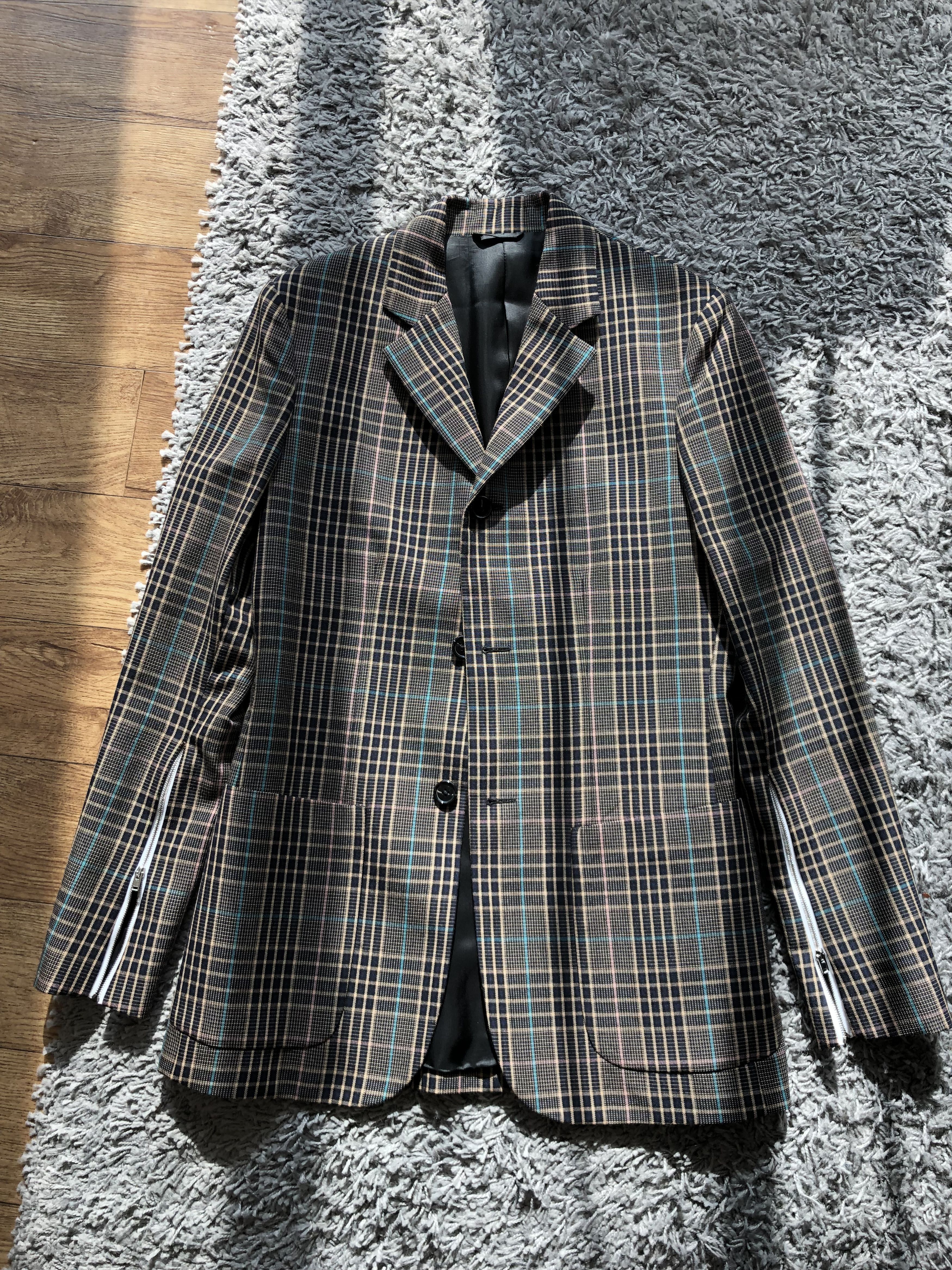 Raf Simons RAF SIMONS Open-Vent Detail Blazer Size 48R - 6 Thumbnail