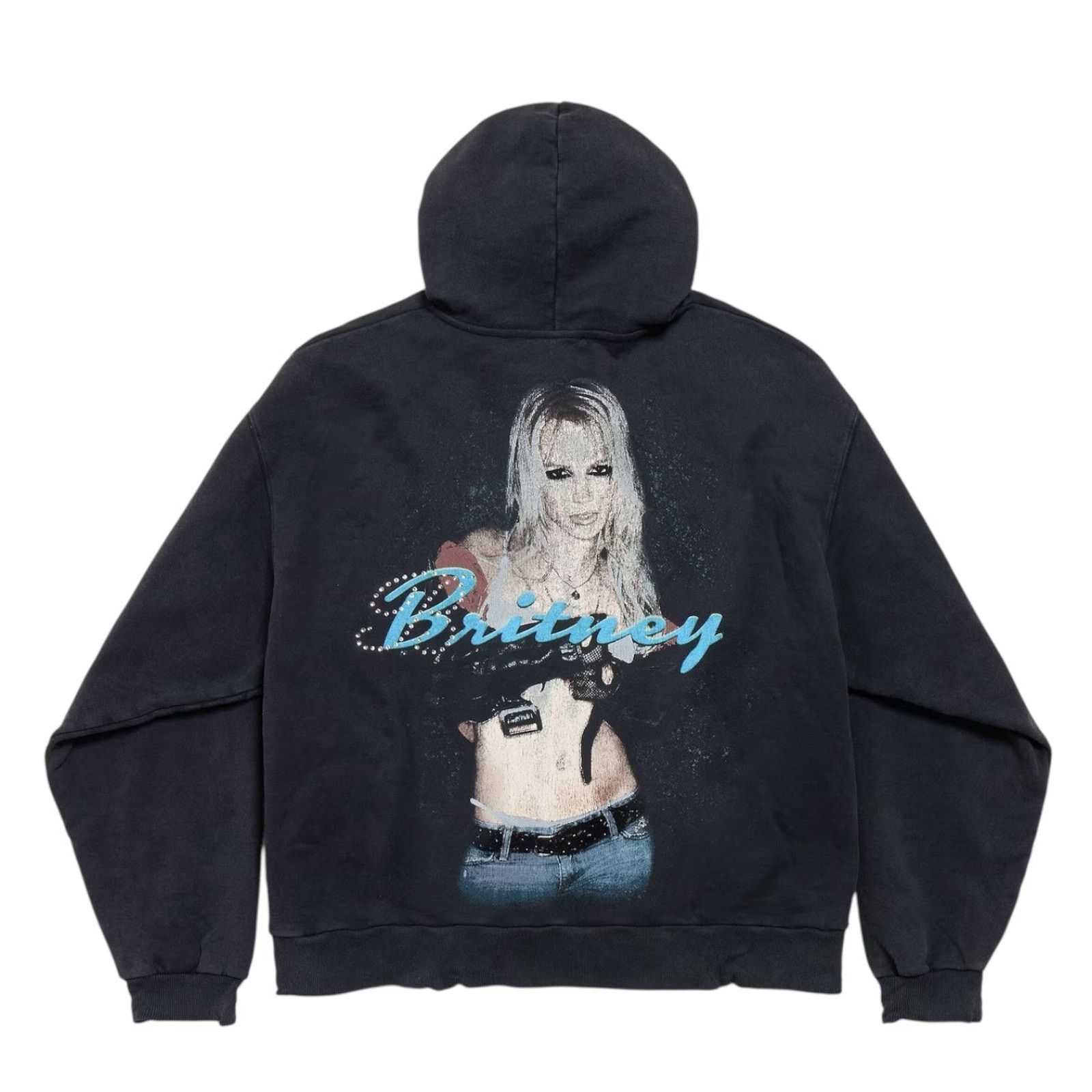 Balenciaga Balenciaga SS25 “Britney Spears” Zip-Up Hoodie Size US M / EU 48-50 / 2 - 2 Thumbnail