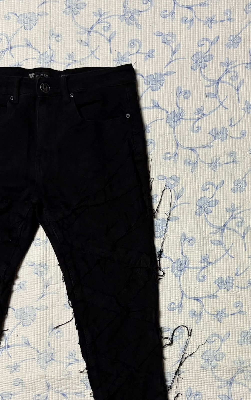 Waimea Waimea Streetwear Flared Jeans Distressed Denim Size US 30 / EU 46 - 6 Thumbnail