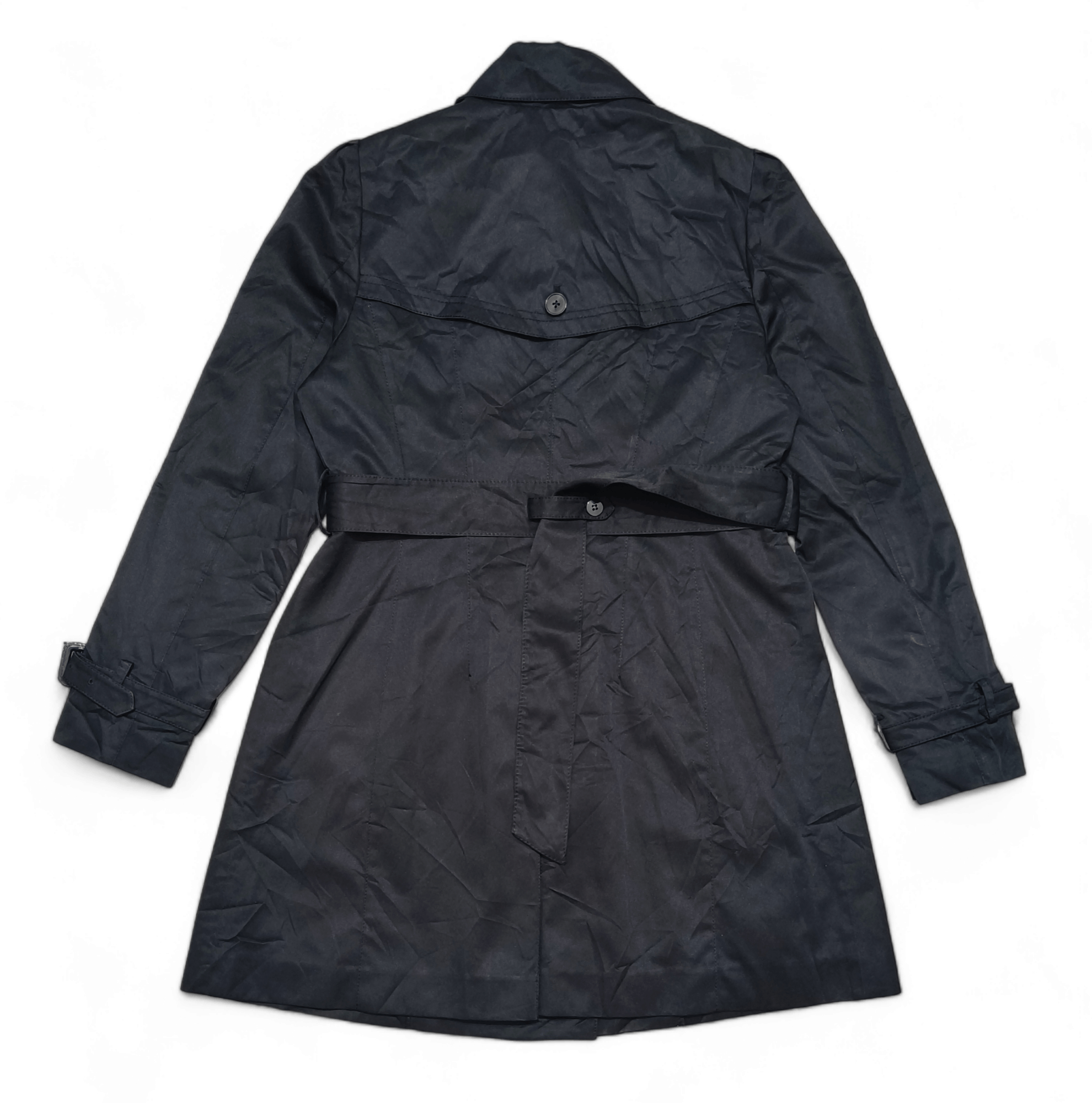 Other LIST in New York Women's Black Trench Coat Size S / US 4 / IT 40 - 6 Thumbnail