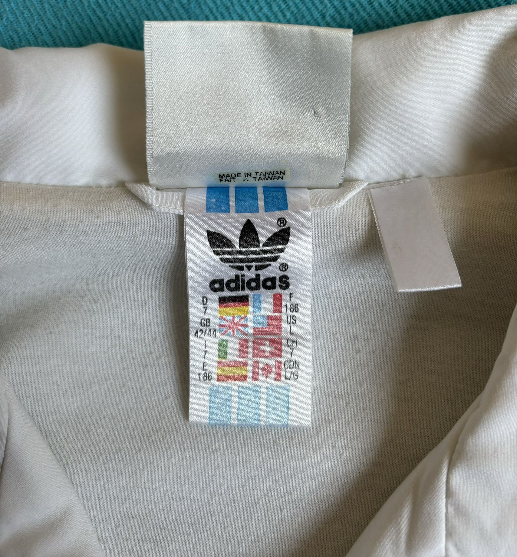 Adidas Adidas Originals vintage 90s white jacket size. XXL Size US XXL / EU 58 / 5 - 14 Thumbnail
