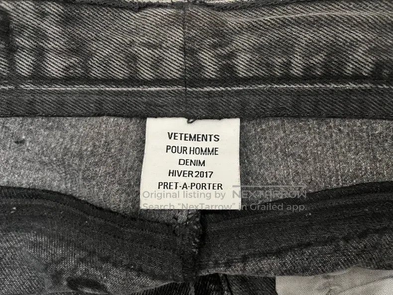 Vetements Vetements size S Distressed Denim Pants Size US 27 - 3 Thumbnail