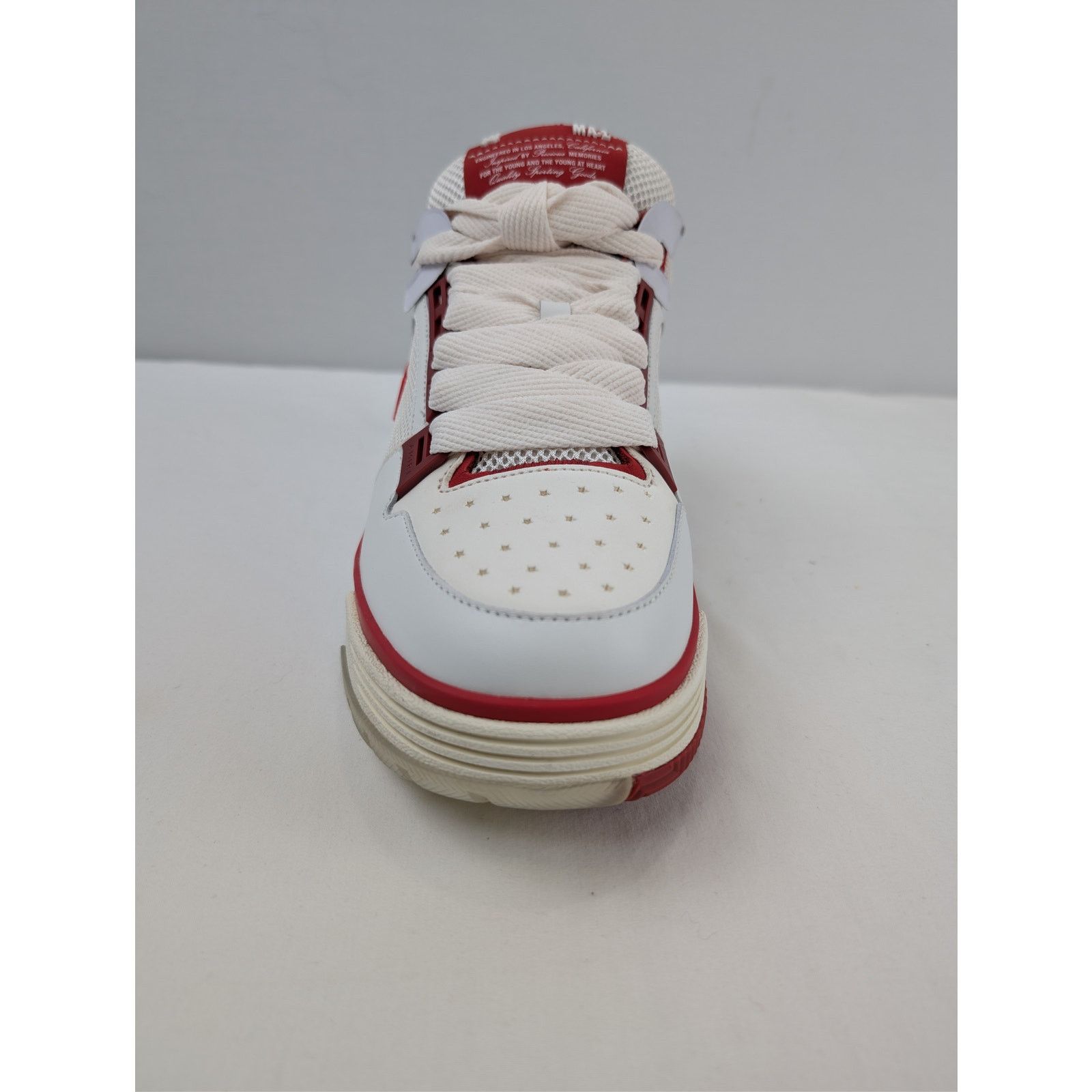 Amiri o1rshd1 Q:3 / MA-1 Low Top Sneakers in Red/White 44 Size US 11 / EU 44 - 16 Thumbnail