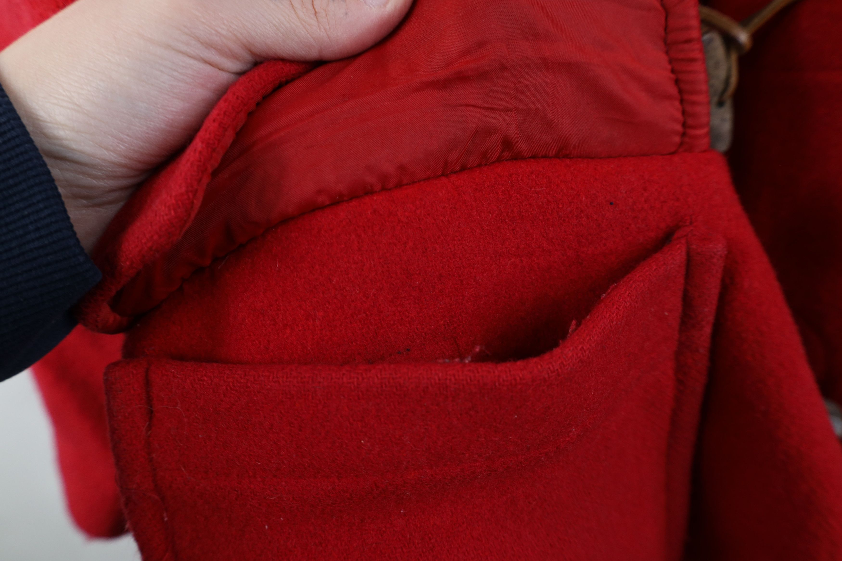 Vintage John Partridge Wool Toggle Button Hooded Jacket