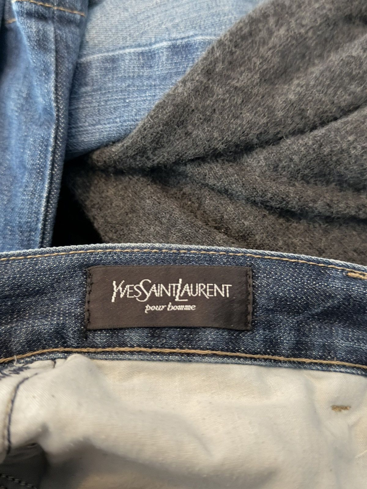 Yves Saint Laurent 32x32 YSL Jeans Denim Pants Size US 32 / EU 48 - 8 Thumbnail