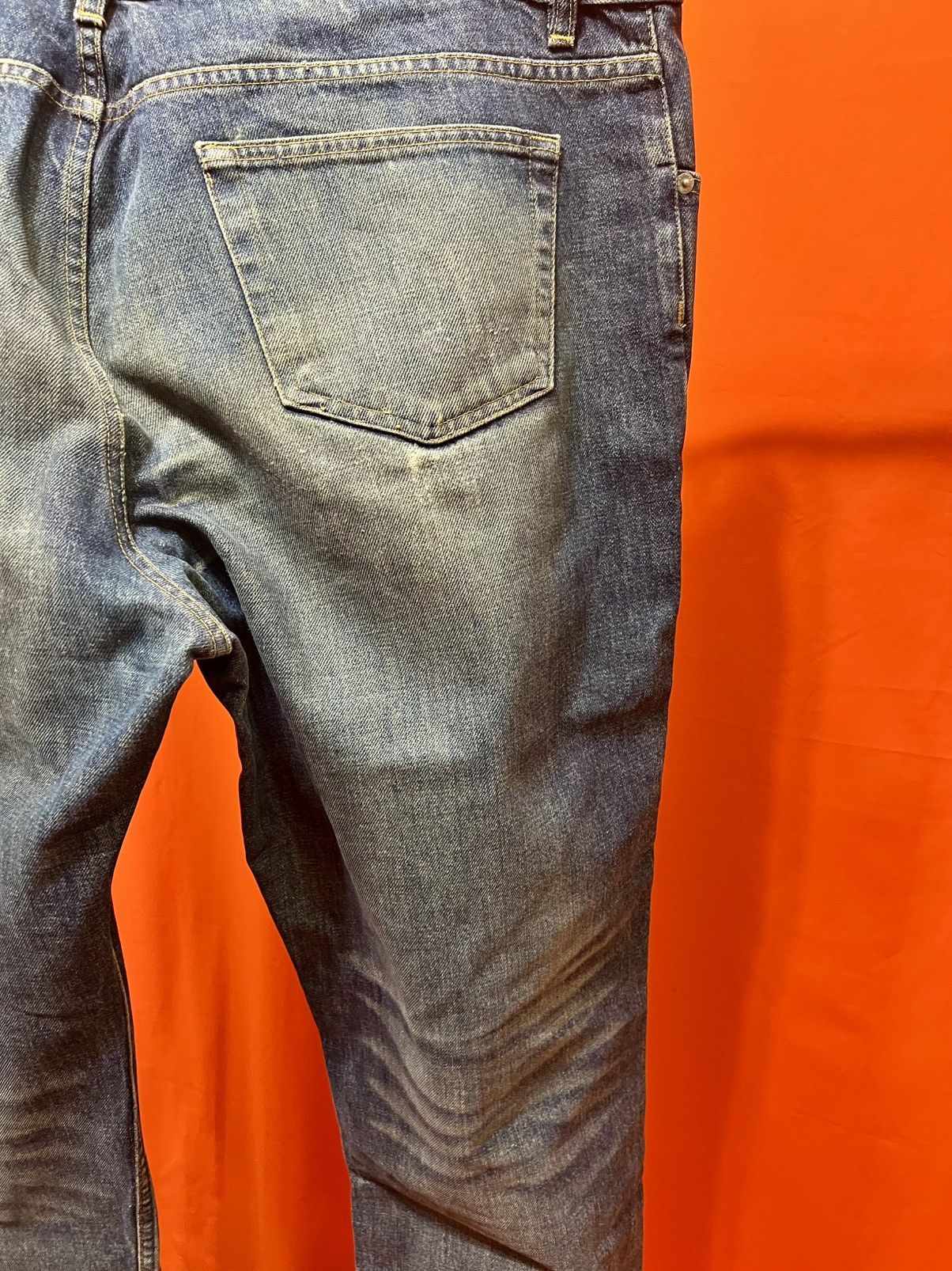 Helmut Lang HELMUT LANG ARCHIVE dirty oiled jeans, size 42 Size US 42 / EU 58 - 9 Thumbnail