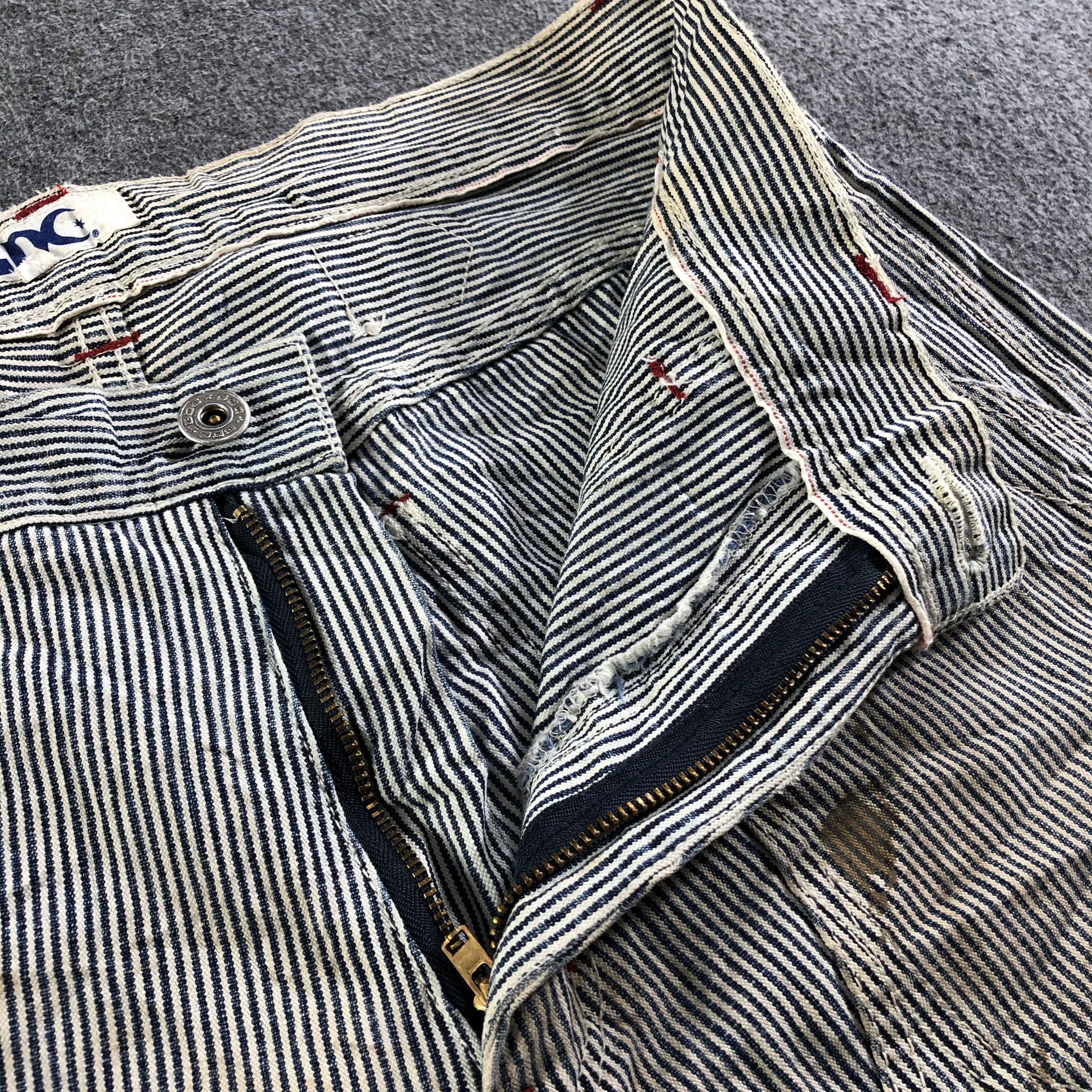 Japanese Brand Vintage Gdc Hickory Painter Jeans-J3827 Size US 34 / EU 50 - 7 Thumbnail