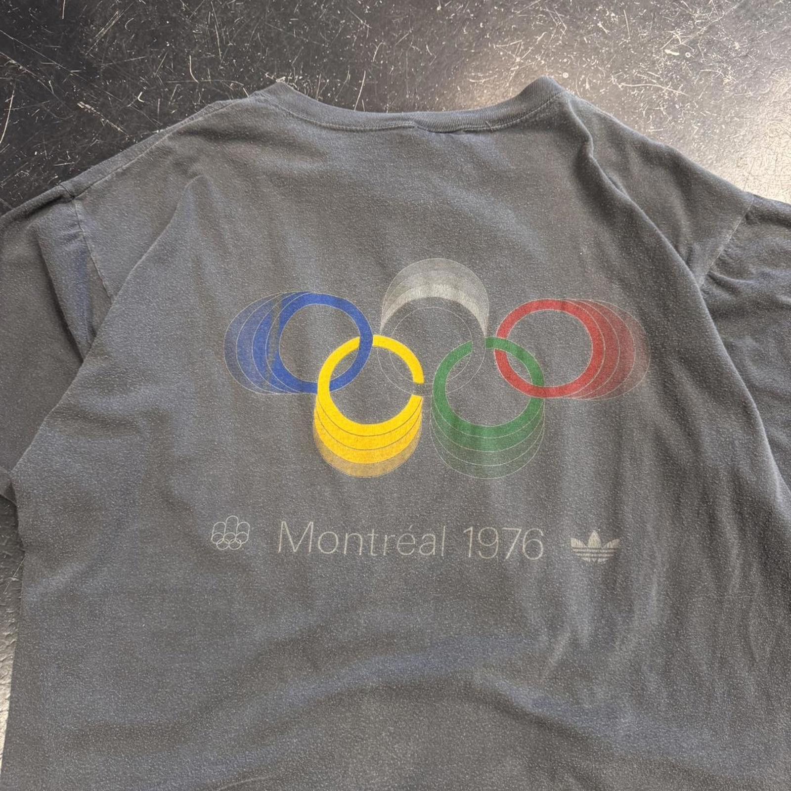 Adidas Vintage 1976 True Vintage Montreal Olympics Adidas Tee Size US XL / EU 56 / 4 - 8 Thumbnail