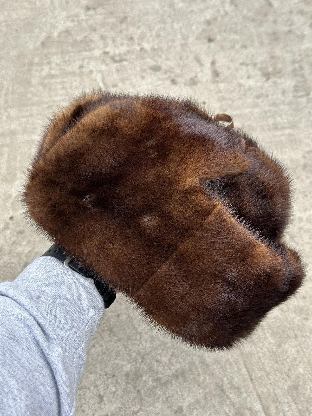 Other Vintage Japanese Style USSR Hat Shapka Ushanka Fur Cap Size ONE SIZE - 10 Thumbnail