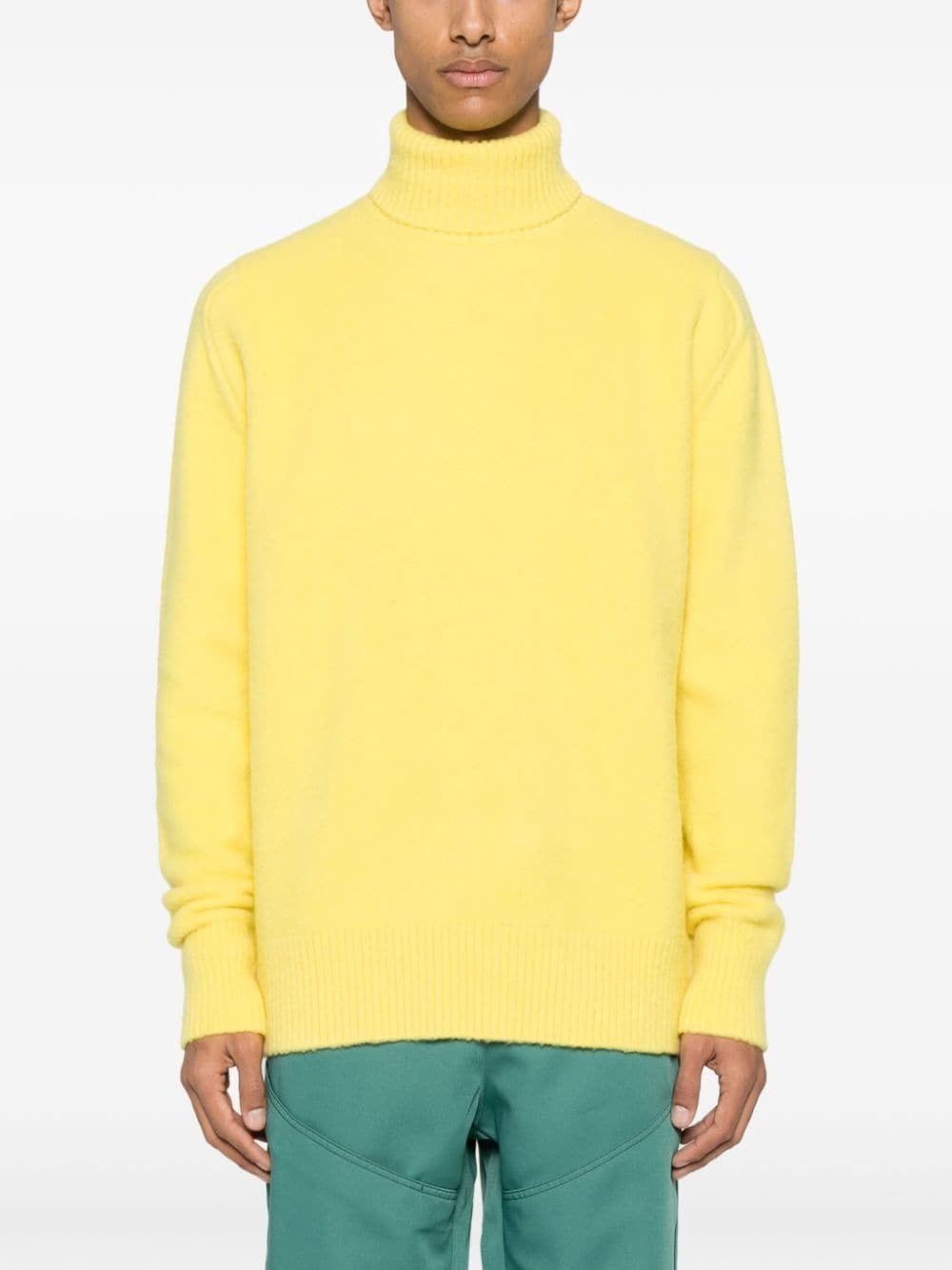 OAMC o1y0225 Turtleneck Sweatshirt in Yellow Size US M / EU 48-50 / 2 - 2 Thumbnail