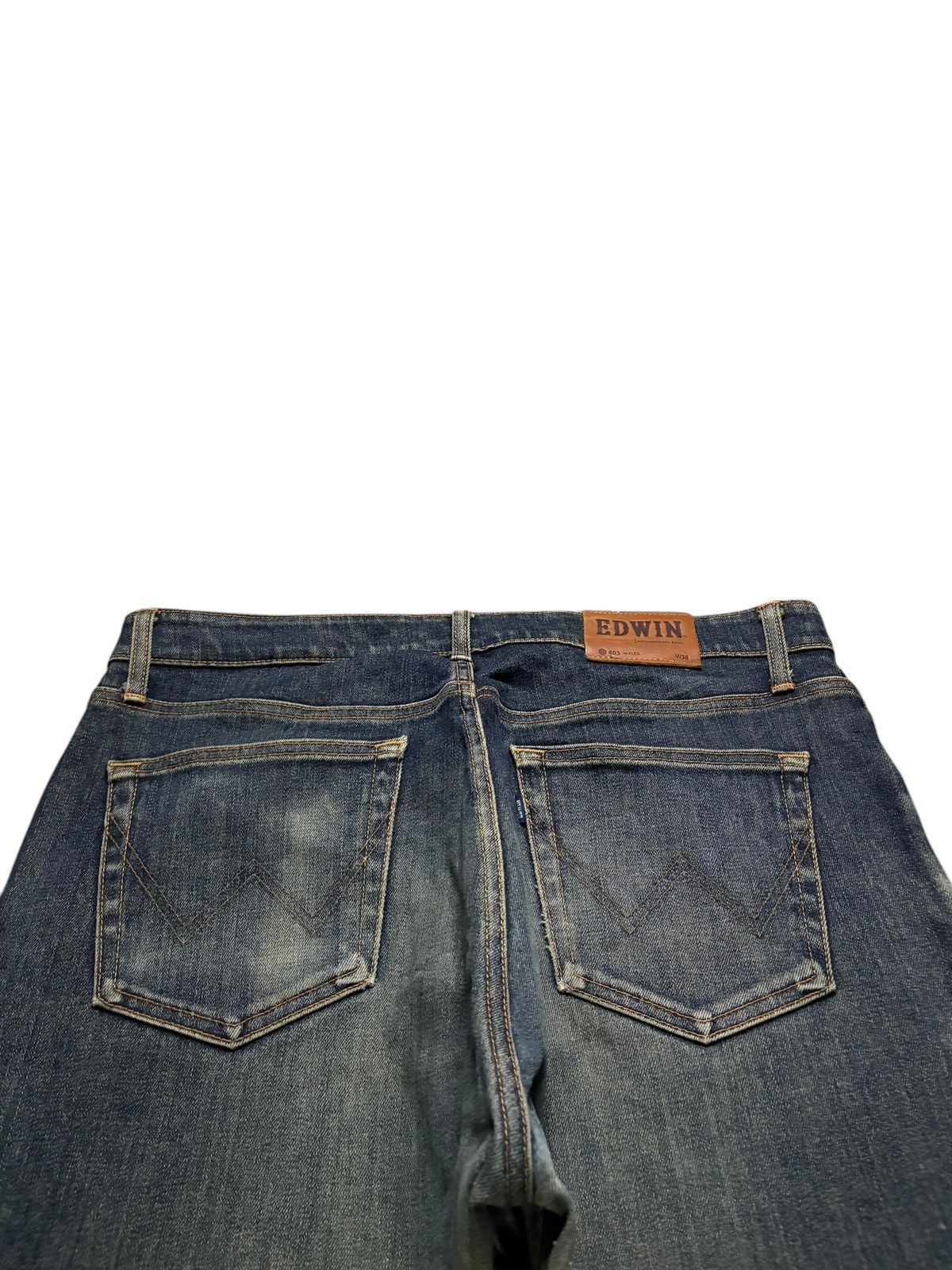 Edwin Vintage Edwin 403 Mud Wash Distressed Baggy Jeans Size US 36 / EU 52 - 8 Thumbnail