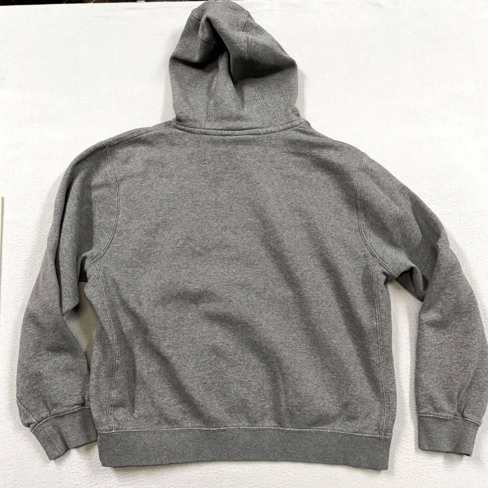 Nike Nike Hoodie Mens M Gray Pullover Fleece Sweatshirt Solid Logo Swoosh Size US M / EU 48-50 / 2 - 5 Thumbnail