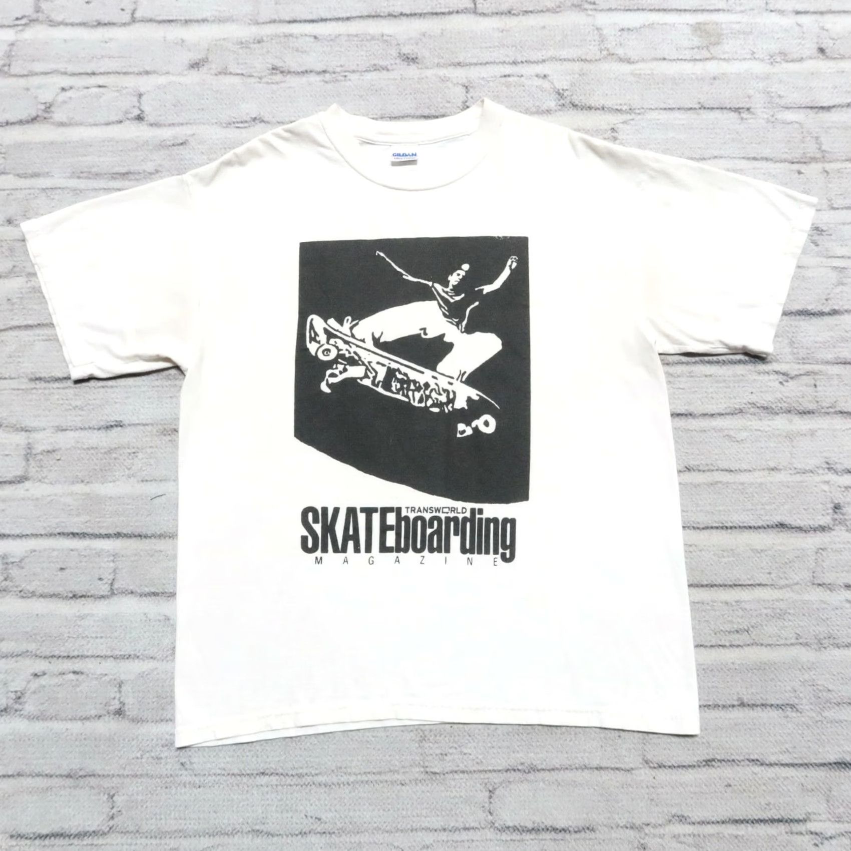 Vintage Vintage Transworld Skateboarding Tshirt Promo Shirt Large White Mens Posters Skateboarding Vintage 90s Promo Tshirt Size US L / EU 52-54 / 3 - 2 Thumbnail
