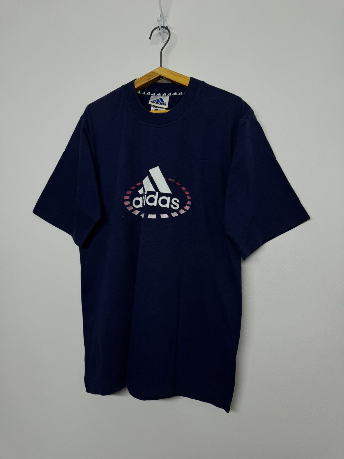 Adidas Vintage Adidas Big Logo T-Shirt 90’s Size US S / EU 44-46 / 1 - 5 Thumbnail