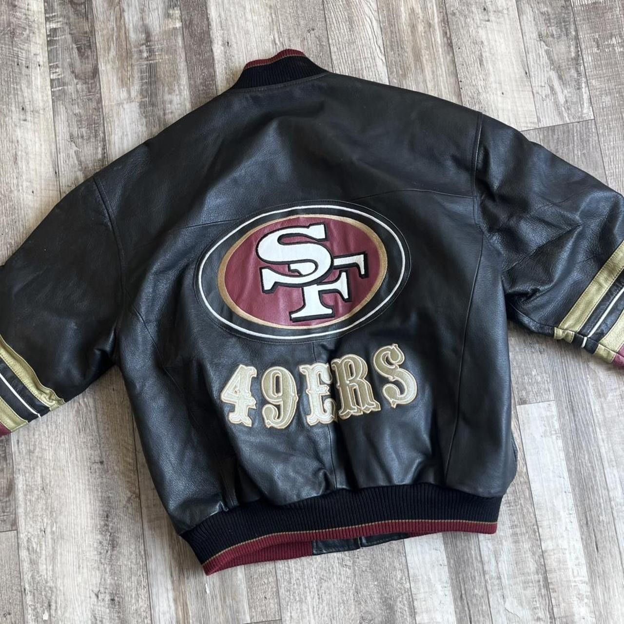 NFL Vintage San Francisco 49s leather jacket Size US L / EU 52-54 / 3 - 6 Thumbnail