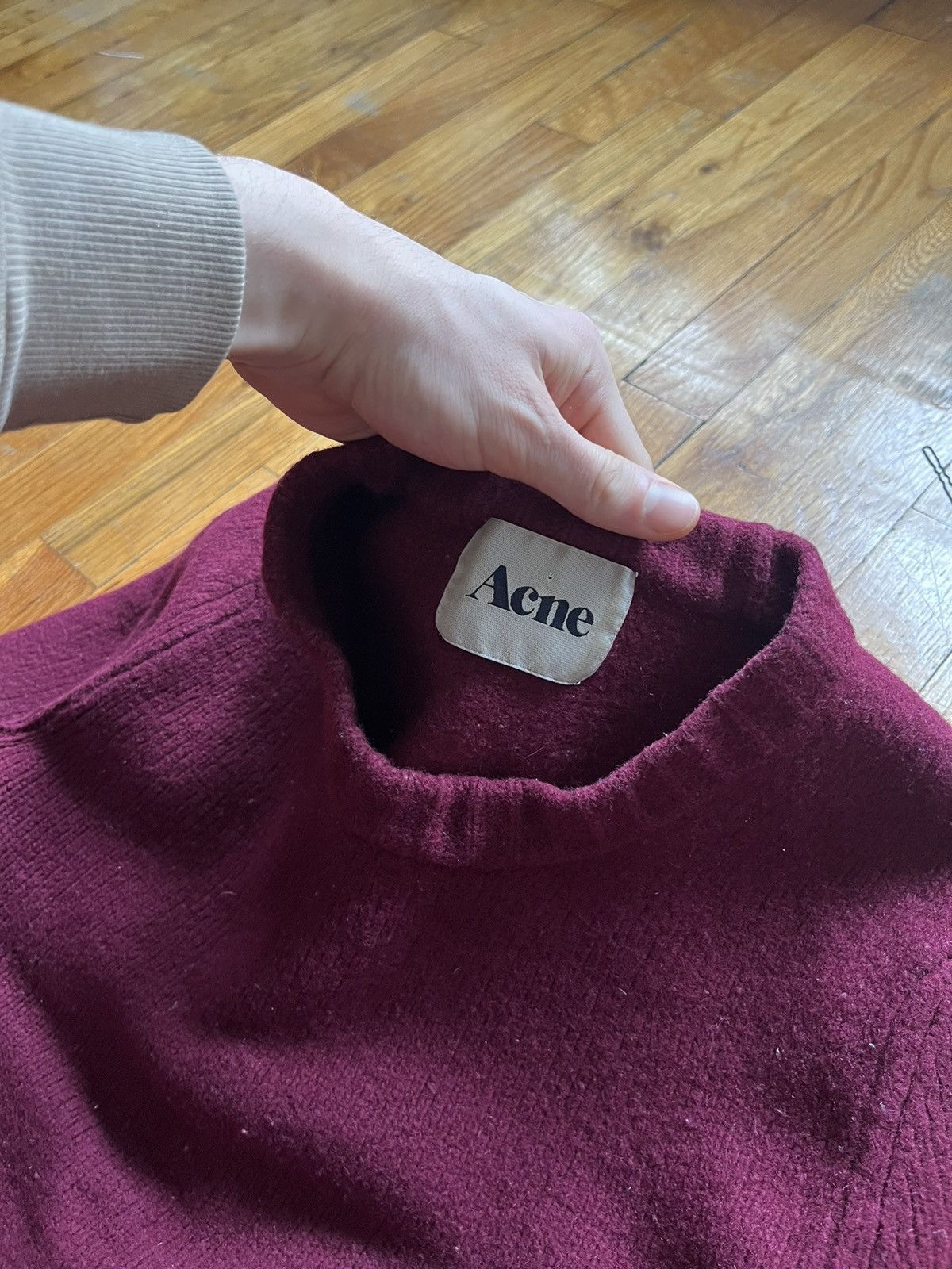 Acne Studios Acne Studios Sweater Knit S size burgundy women’s Size US S / EU 44-46 / 1 - 2 Thumbnail