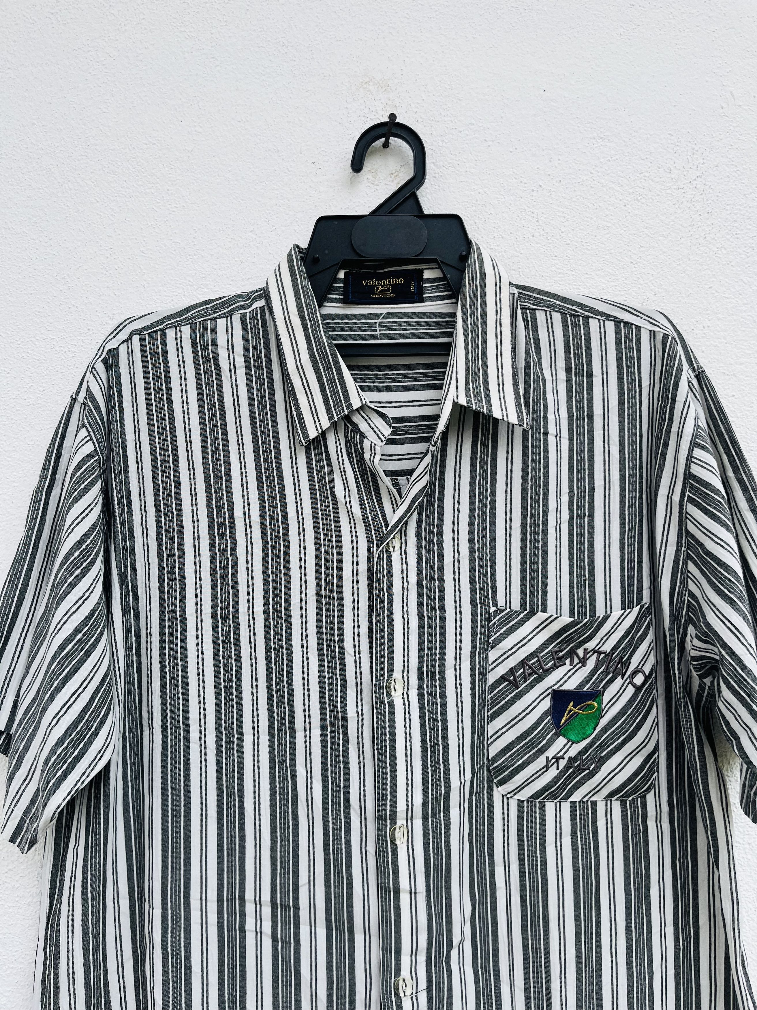 Valentino × Vintage Vintage Valentino Striped Japanese Designer Fashion Style Size US L / EU 52-54 / 3 - 3 Thumbnail
