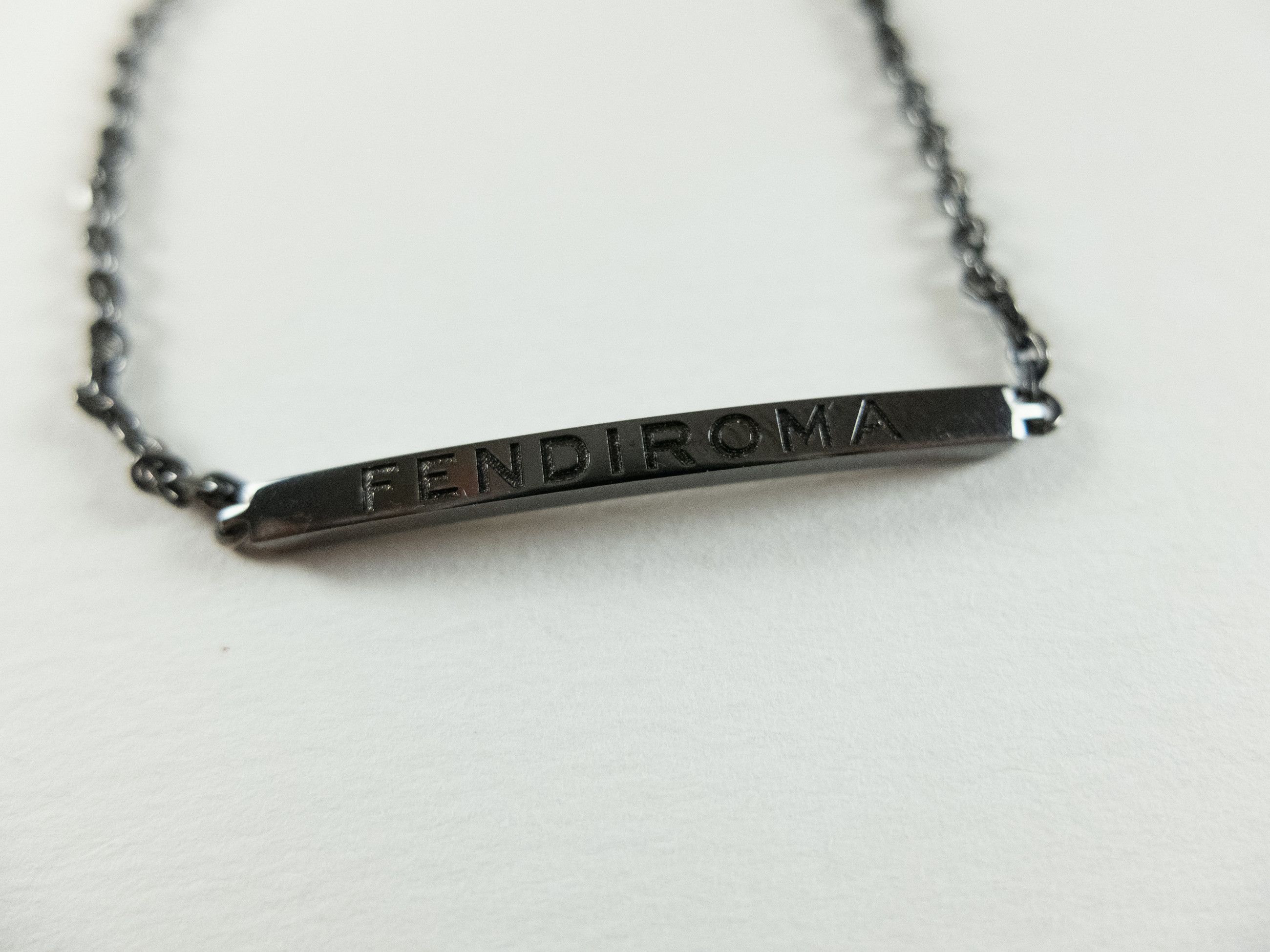 Fendi FENDI Roma metal logo bracelet Small authentic Size ONE SIZE - 2 Thumbnail