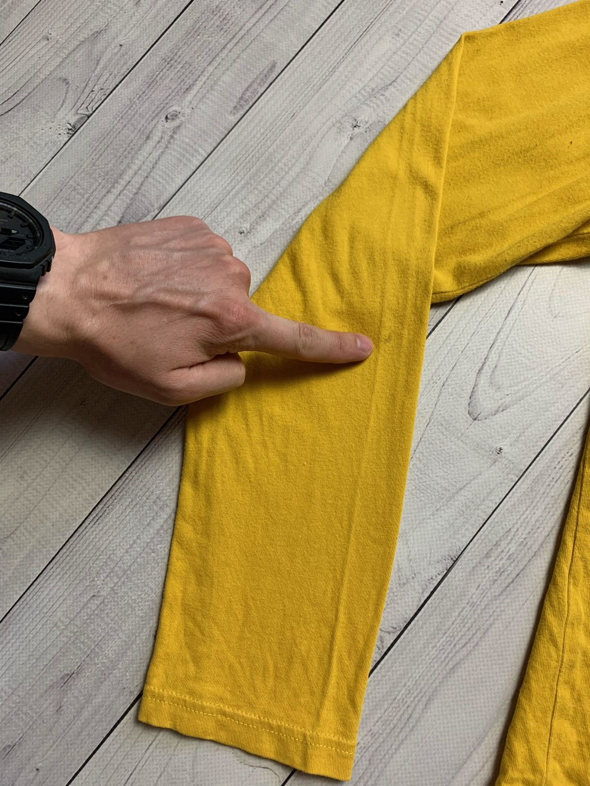 Designer × MA.STRUM Ma.Strum Yellow long sleeve T-shirt Size S Size US S / EU 44-46 / 1 - 6 Thumbnail