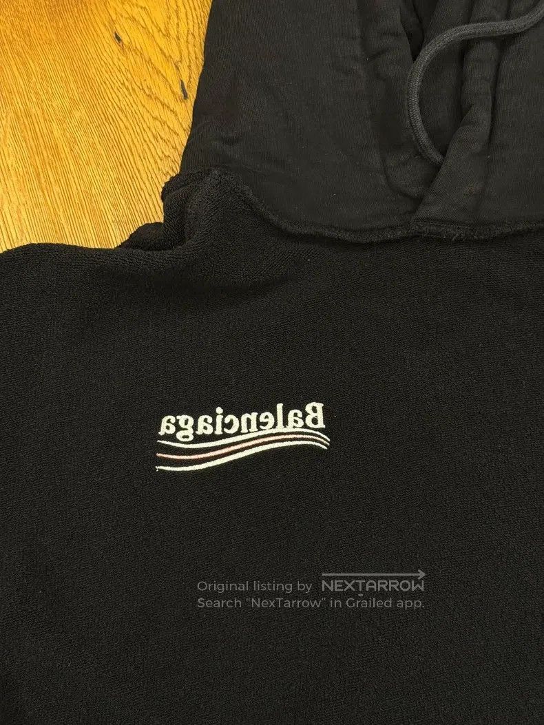Balenciaga Balenciaga Hooded Sweatshirt Coke Logo Black M Size Size US M / EU 48-50 / 2 - 6 Thumbnail