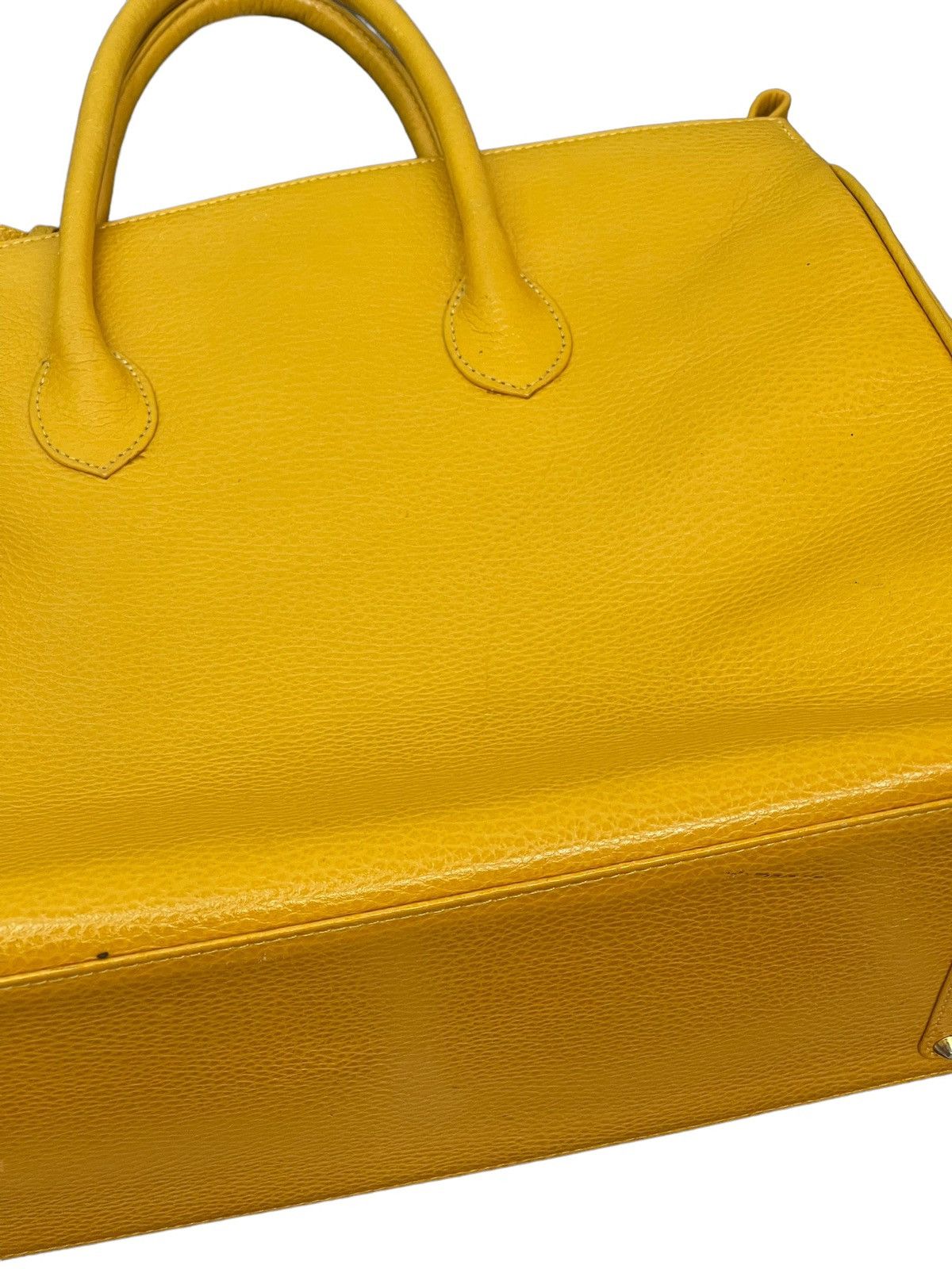 Japanese Brand Birkin Bag Leather Vintage Unknown Handmade Custom 1🟩 Size ONE SIZE - 19 Thumbnail