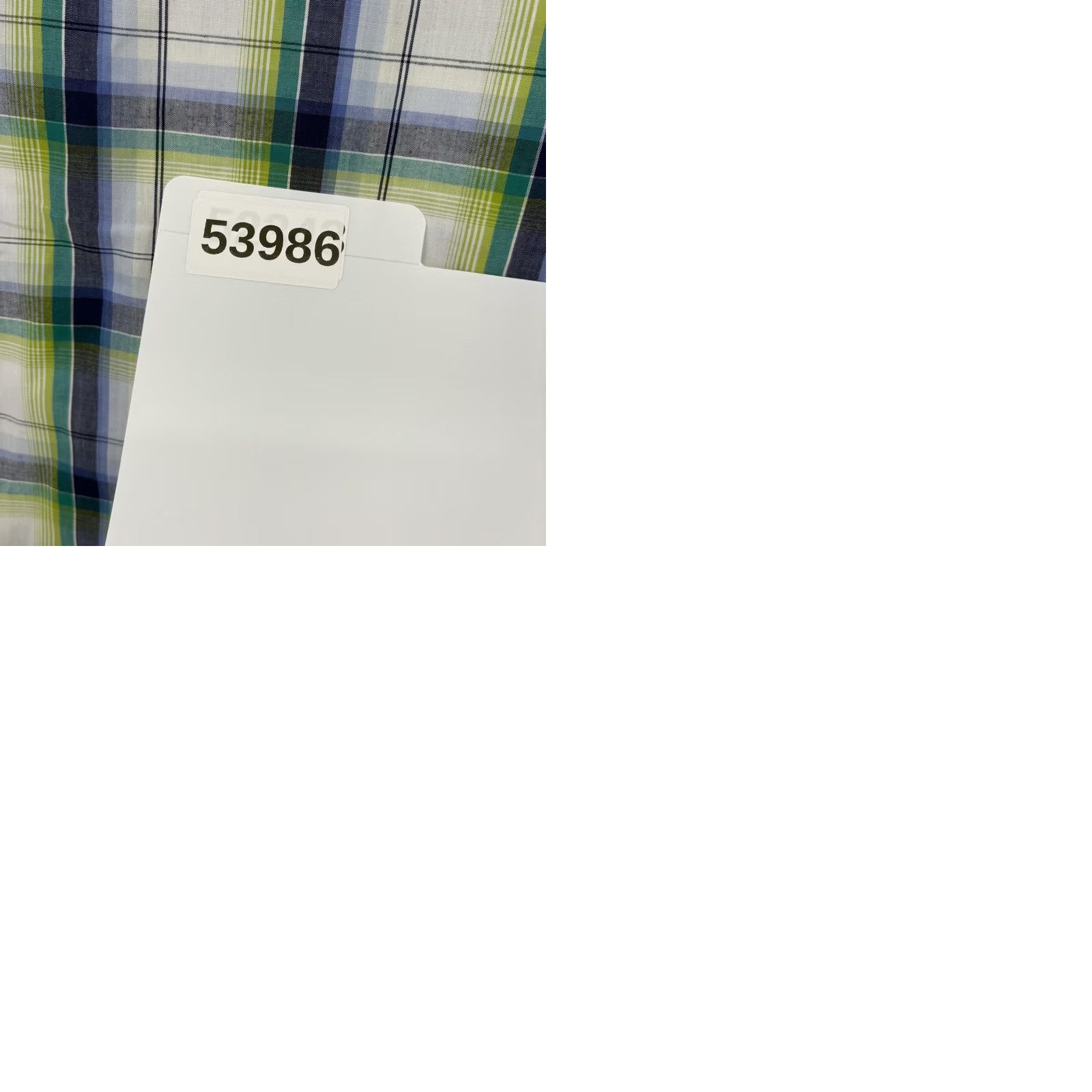 Haggar Haggar Mens 2XL Blue Plaid Short Sleeve Button Down Casual Easy Care Shirt NWT Size US XXL / EU 58 / 5 - 9 Thumbnail