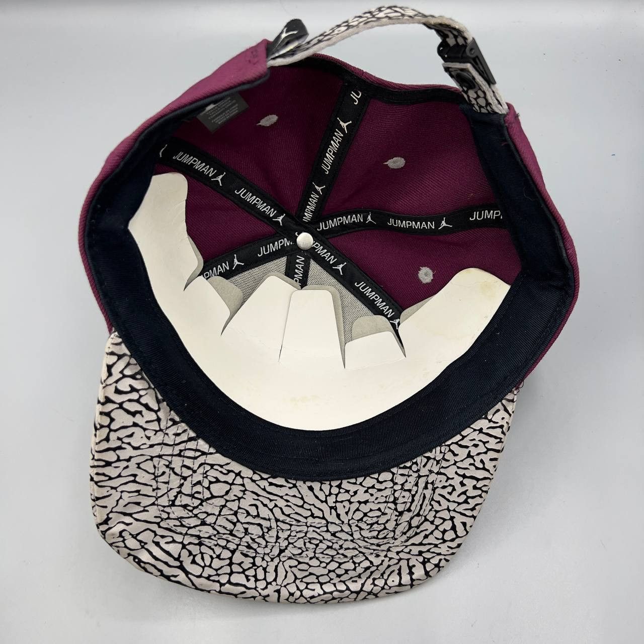 Jordan Brand Air Jordan Hat Men Cement Elephant Jumpman Strap Back Cap Size ONE SIZE - 2 Thumbnail